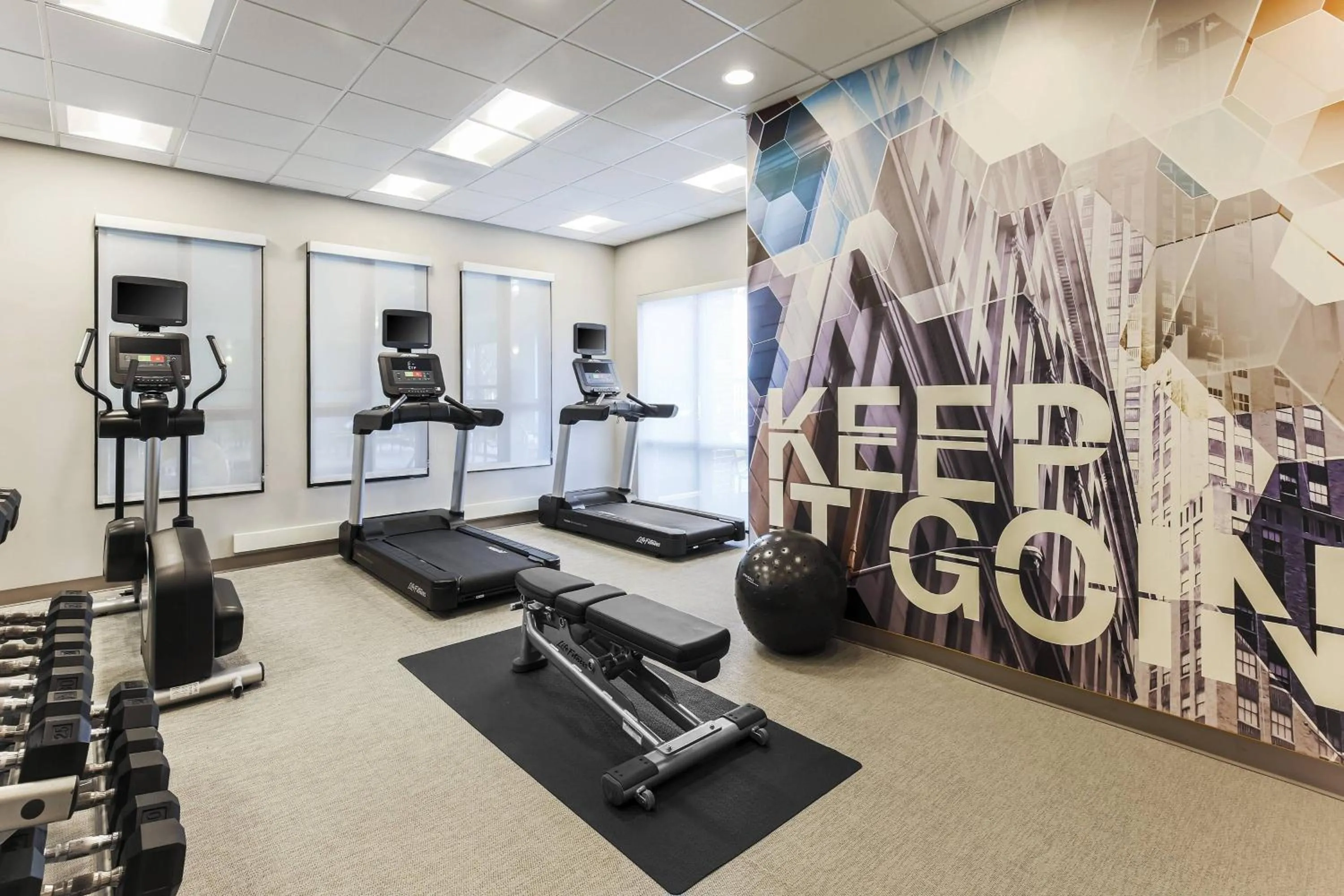 Fitness centre/facilities in SpringHill Suites by Marriott Austin Parmer/Tech Ridge