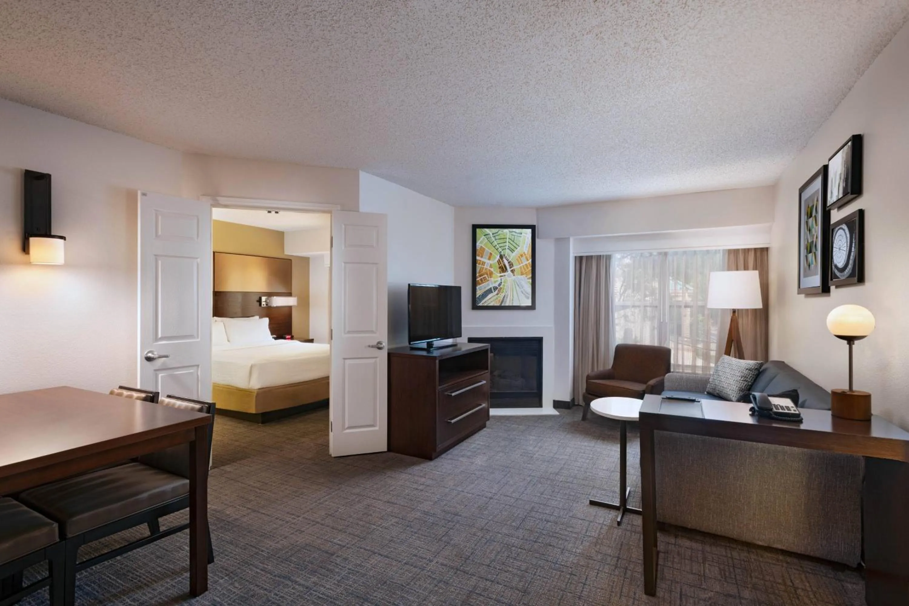 Living room, Bed in Residence Inn by Marriott Austin The Domain Area