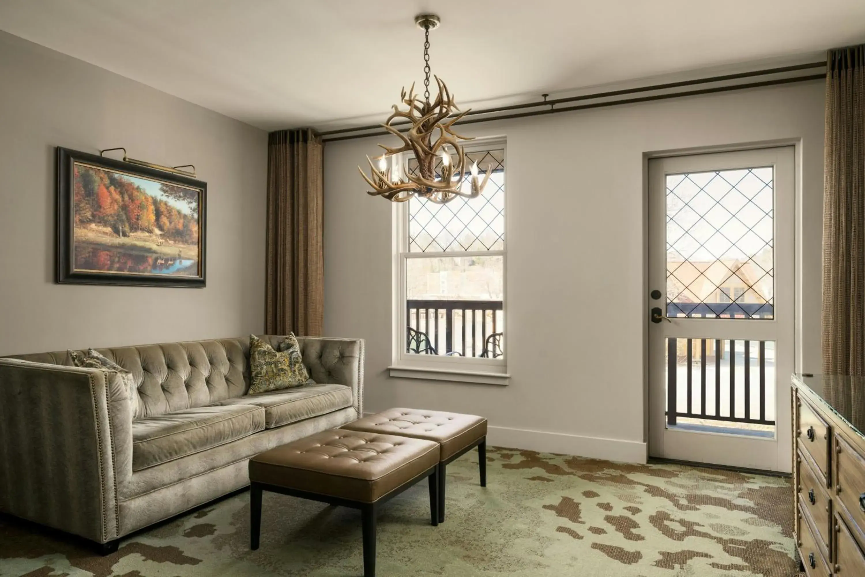 King Suite with Sofa Bed - Main Building in Grand Bohemian Lodge Asheville, Autograph Collection King Suite with Sofa Bed - Main Building in Grand Bohemian Lodge Asheville, Autograph Collection