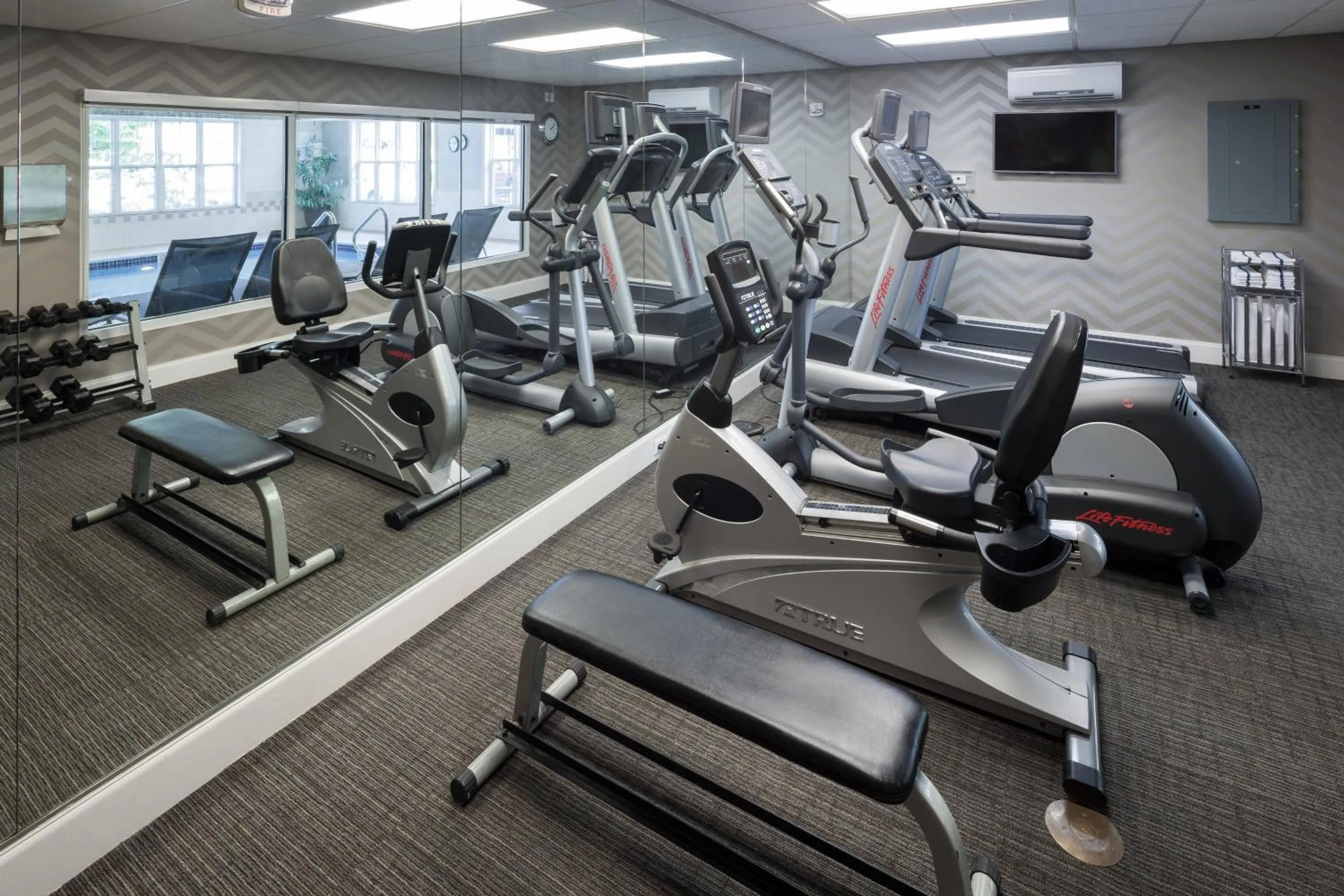 Fitness centre/facilities in Residence Inn Boston Marlborough