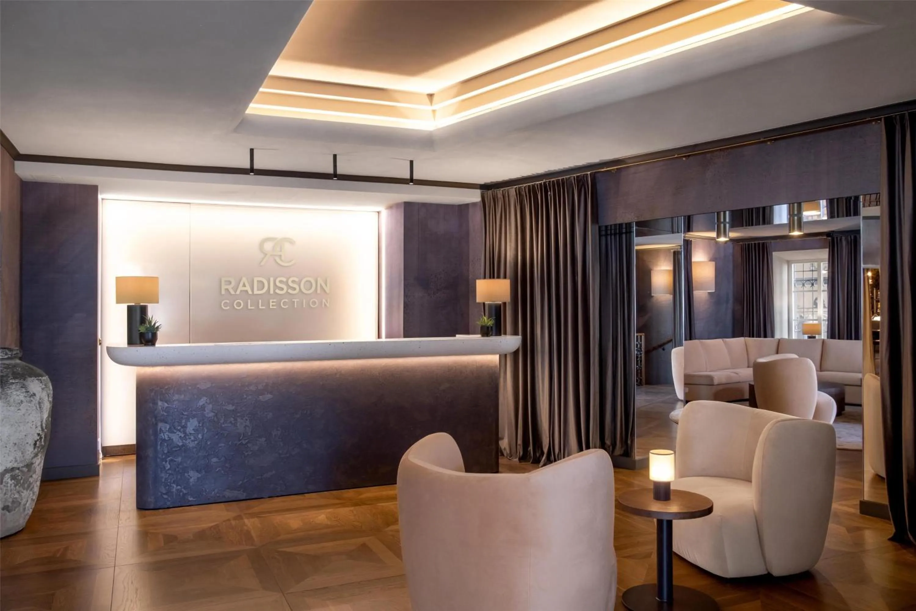 Lobby or reception in Radisson Collection Astorija Hotel, Vilnius