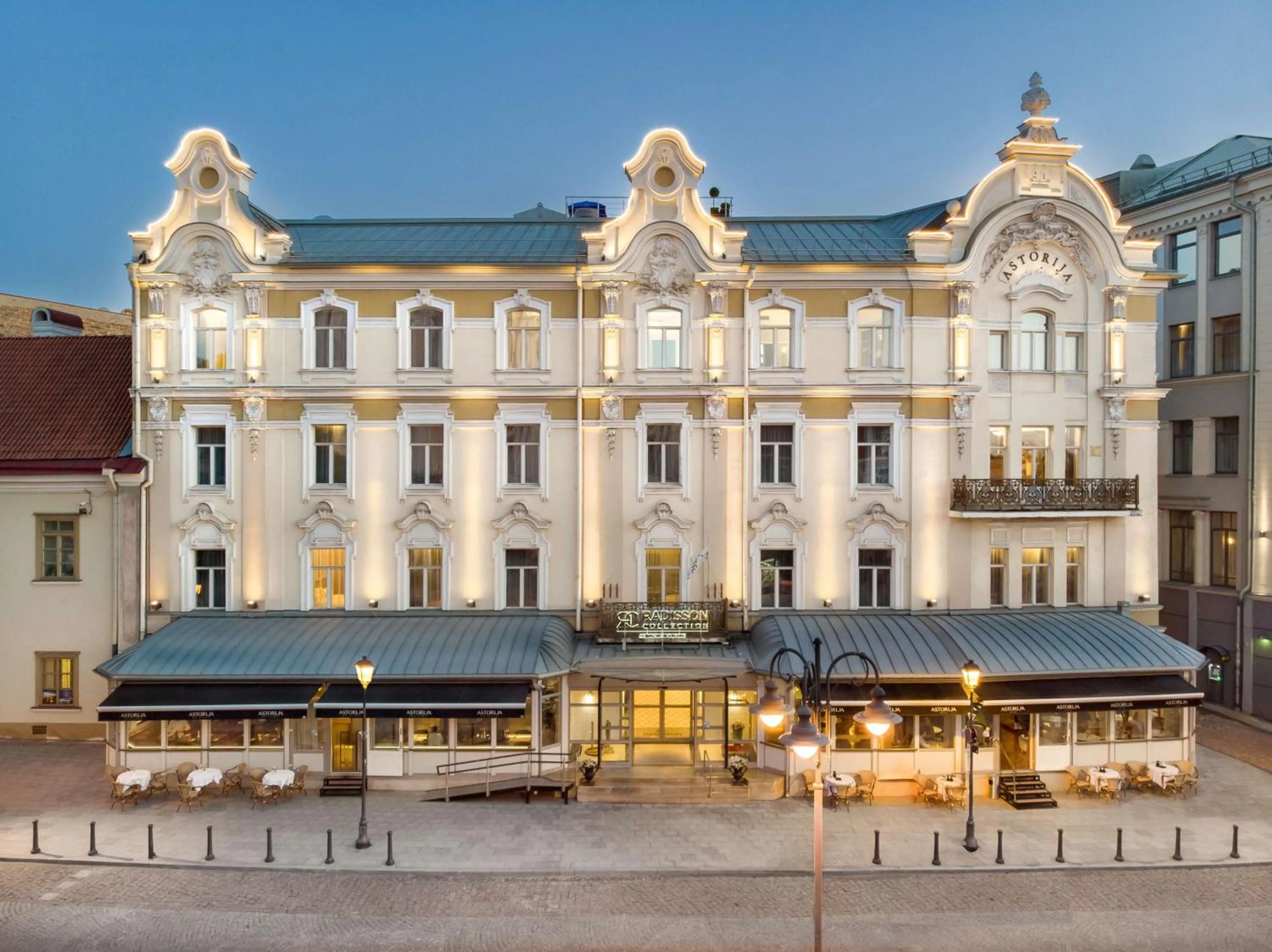 Property building in Radisson Collection Astorija Hotel, Vilnius