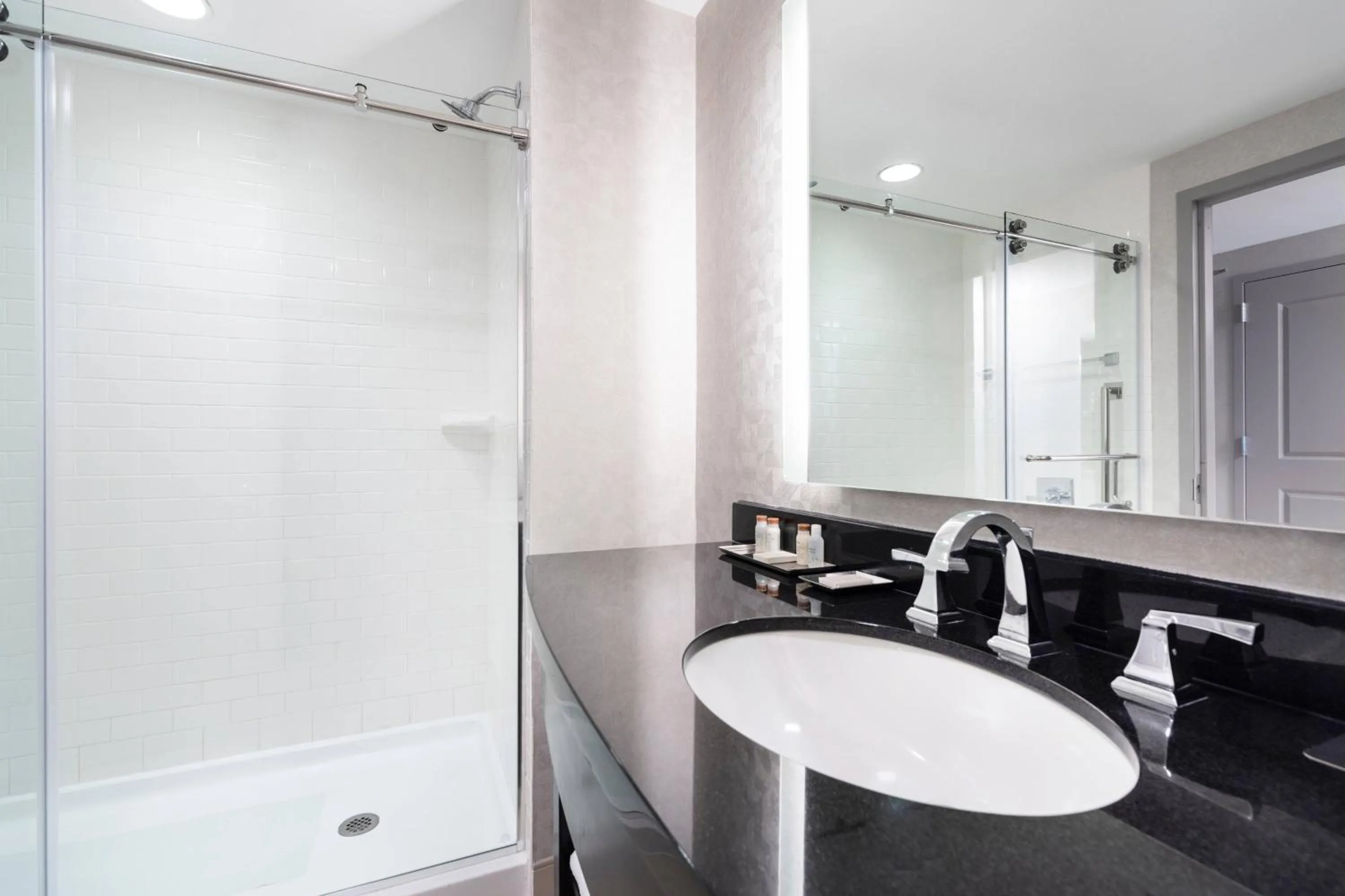 Bathroom in Renaissance Boston Patriot Place Hotel