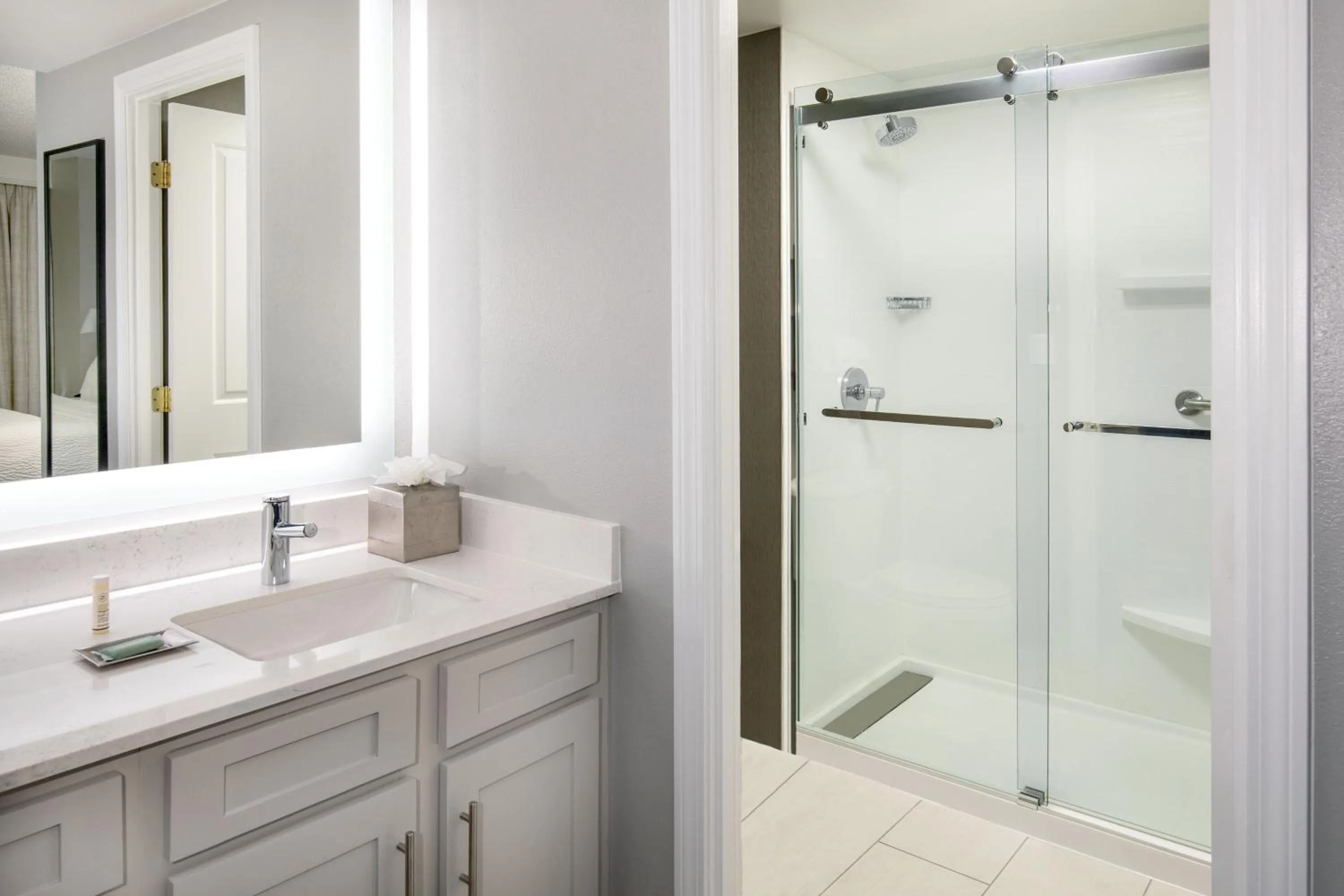Bathroom in Residence Inn by Marriott Boston Harbor on Tudor Wharf