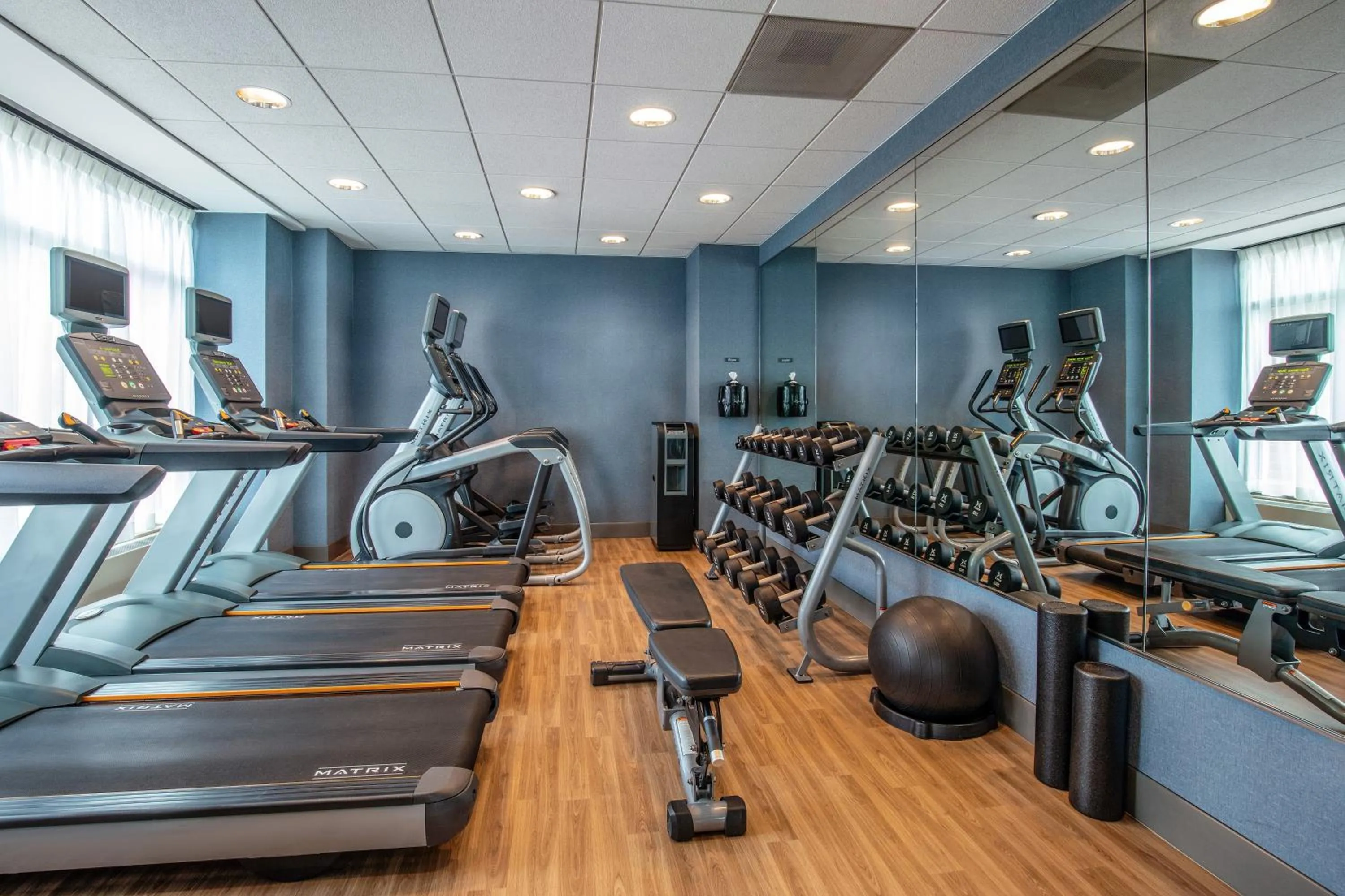 Fitness centre/facilities in Residence Inn by Marriott Boston Harbor on Tudor Wharf