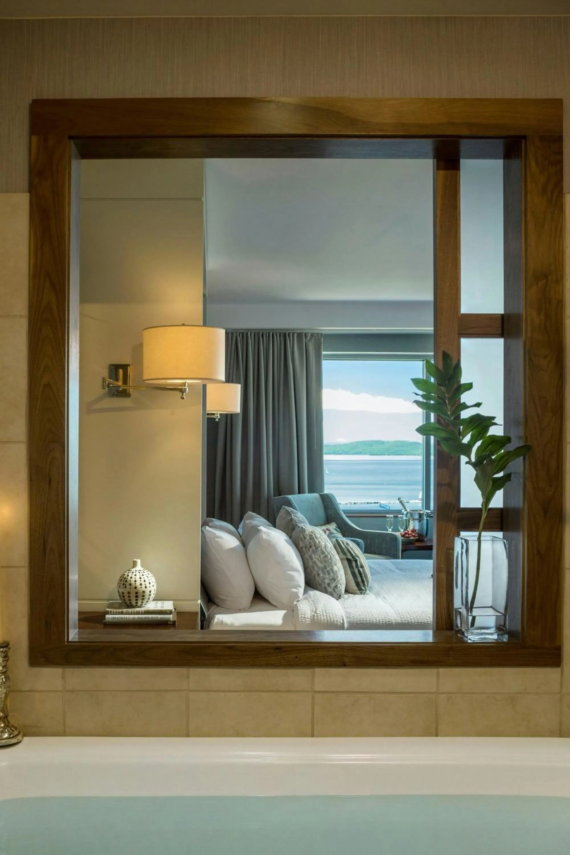 Bathroom in Courtyard Burlington Harbor