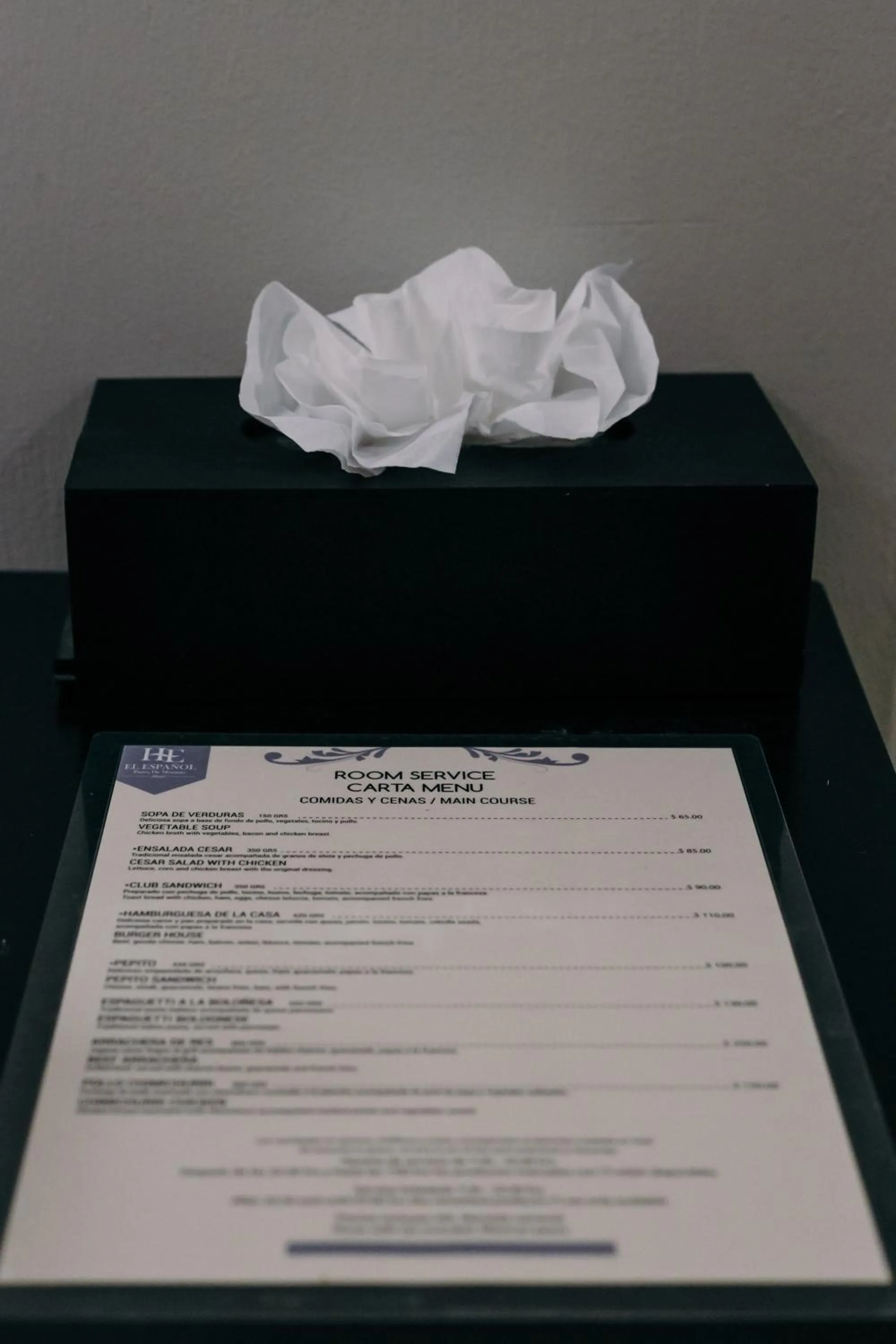 Food and drinks in Hotel El Español Paseo de Montejo