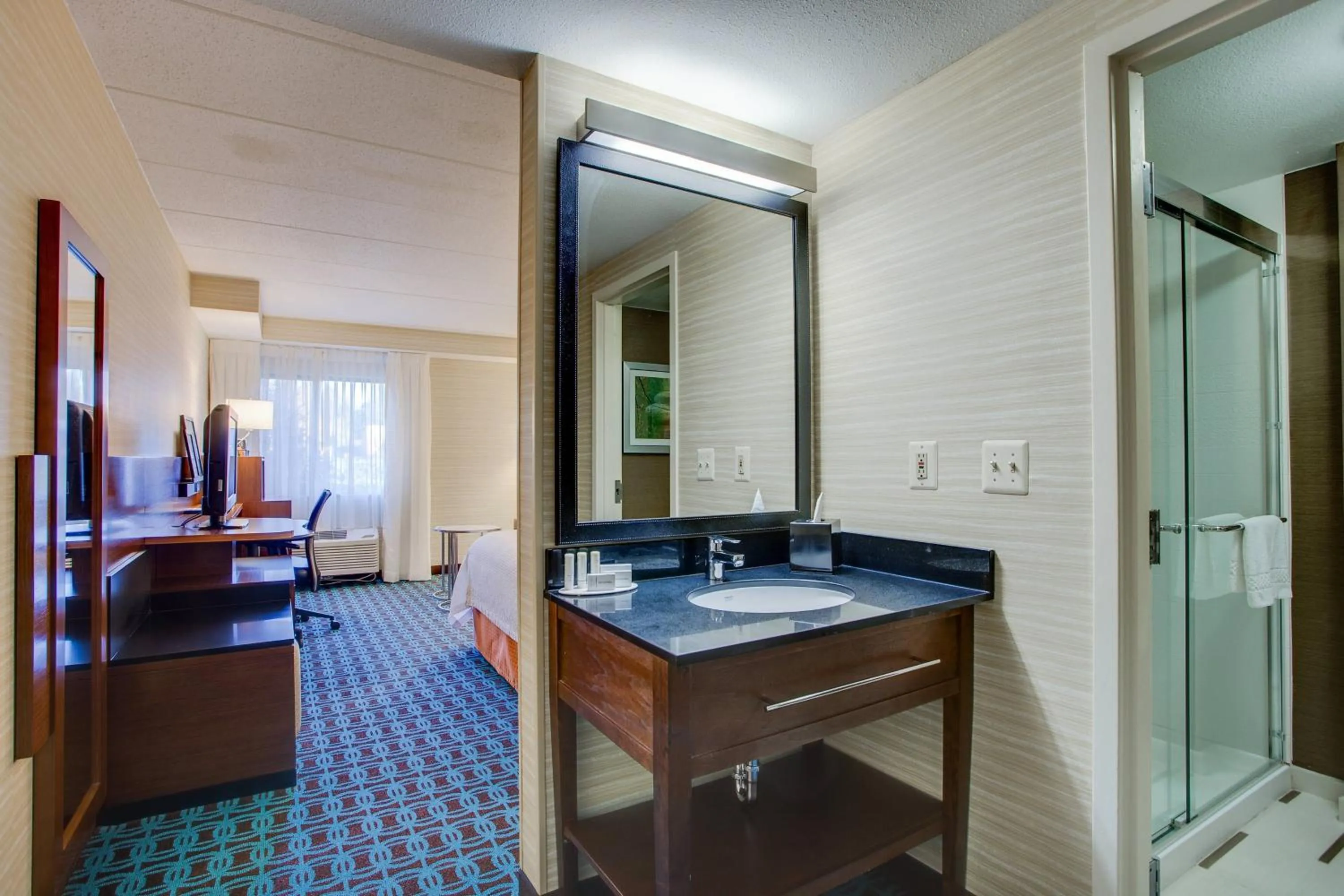 Bathroom in Fairfield Inn by Marriott Burlington Williston