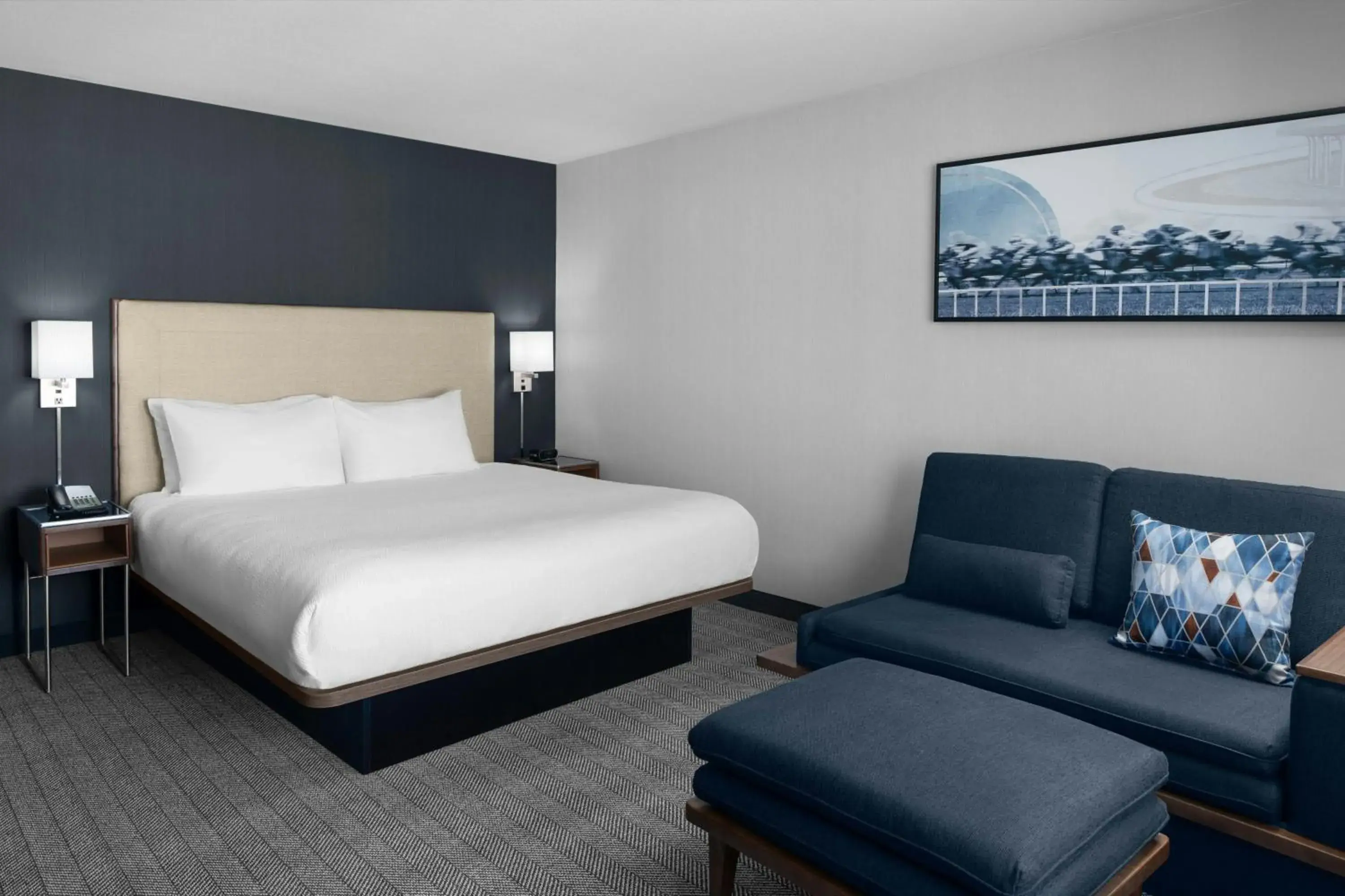 King Room with Sofa Bed - Hearing Accessible in Courtyard Los Angeles Burbank Airport King Room with Sofa Bed - Hearing Accessible in Courtyard Los Angeles Burbank Airport