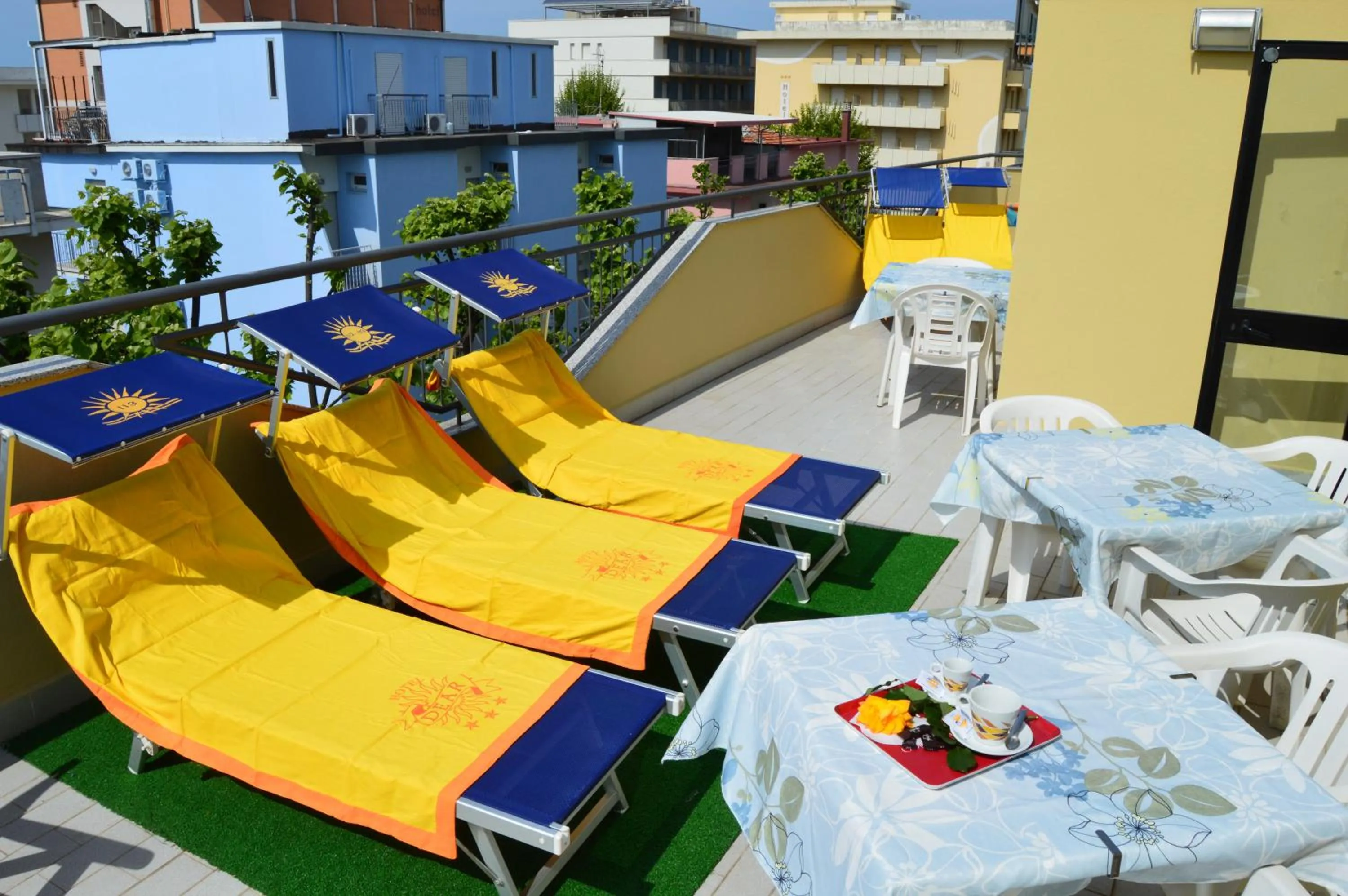 Balcony/Terrace in Hotel Dear Rimini