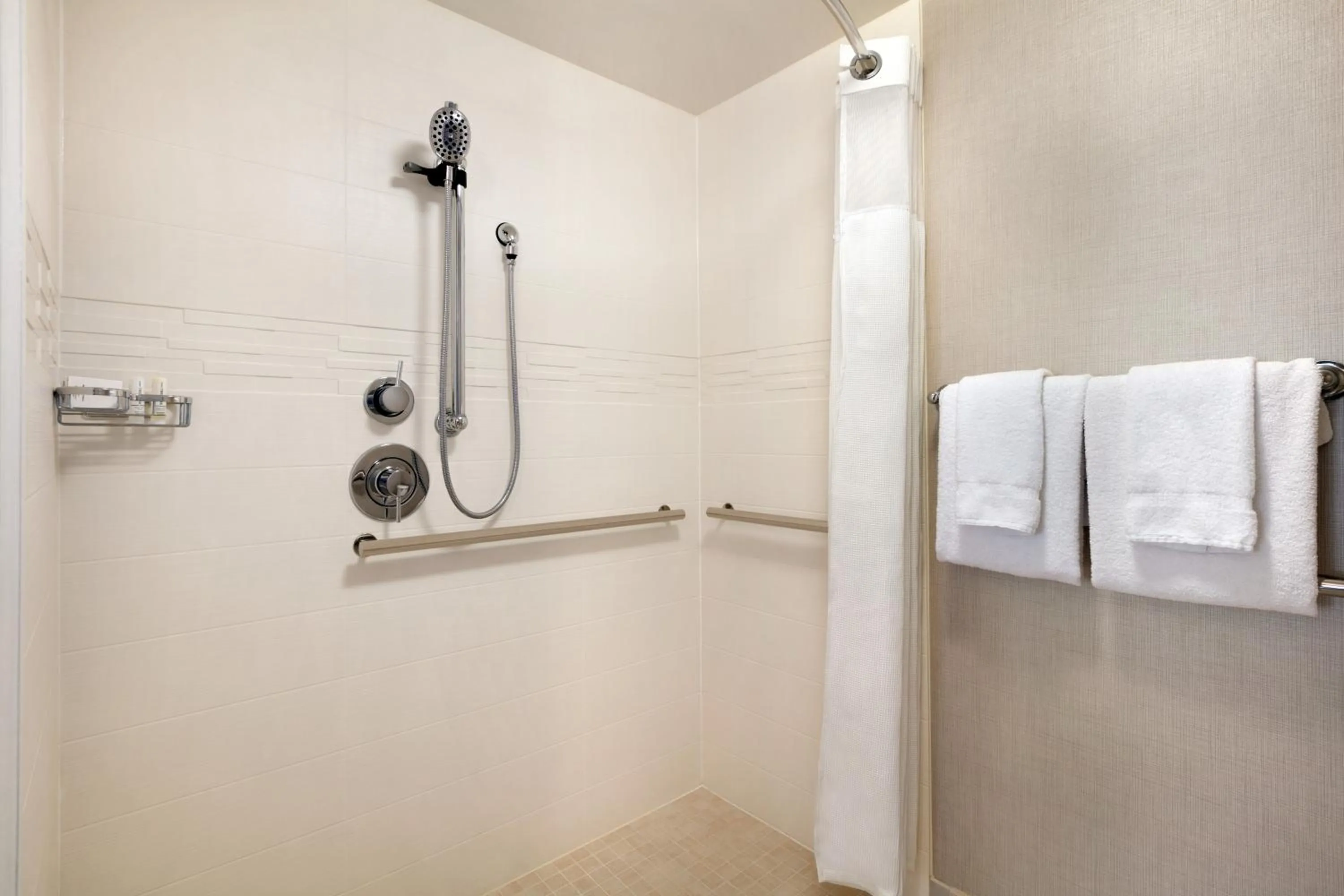 Shower in Residence Inn by Marriott Baltimore Downtown/ Inner Harbor