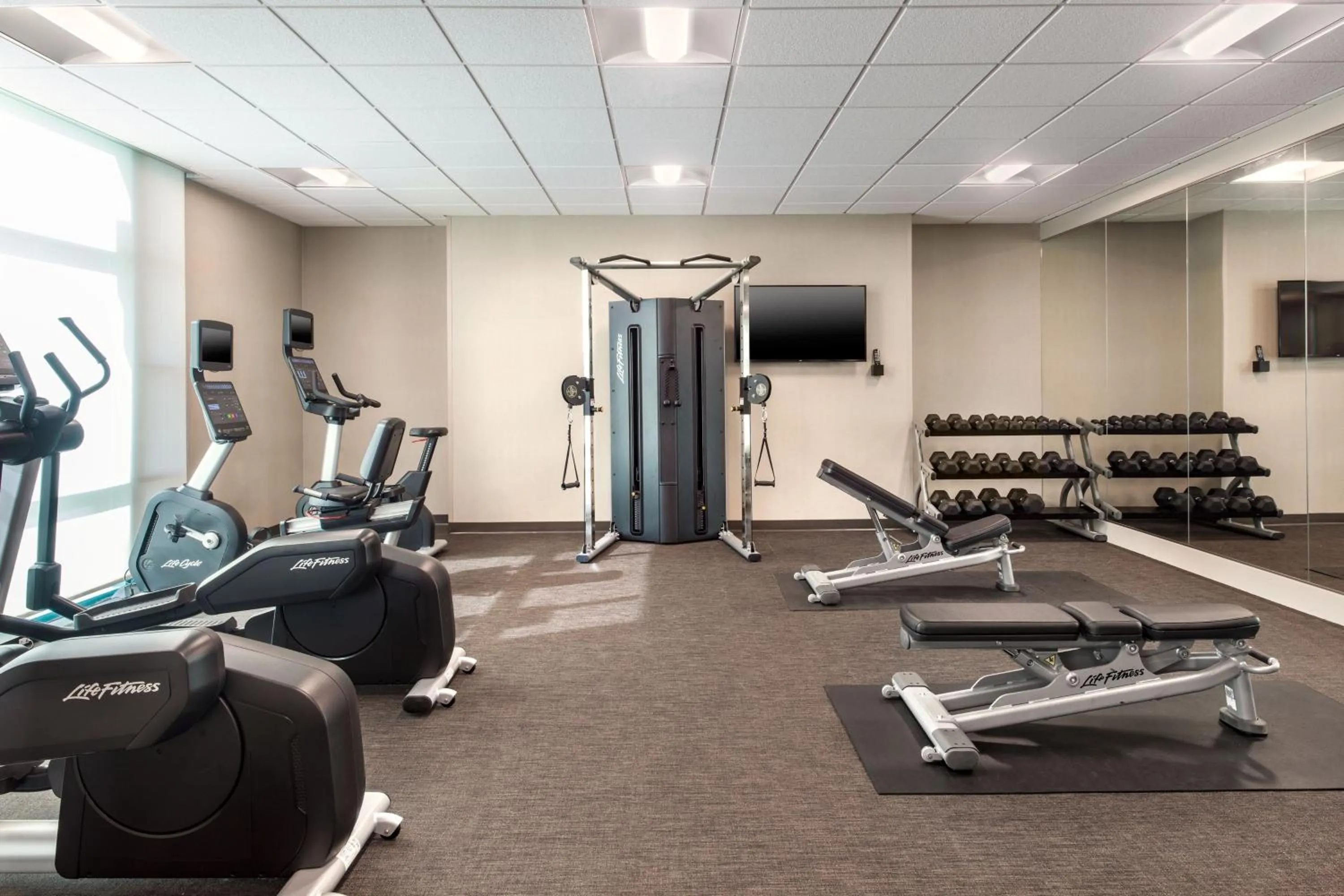 Fitness centre/facilities in Residence Inn by Marriott Las Vegas Hughes Center