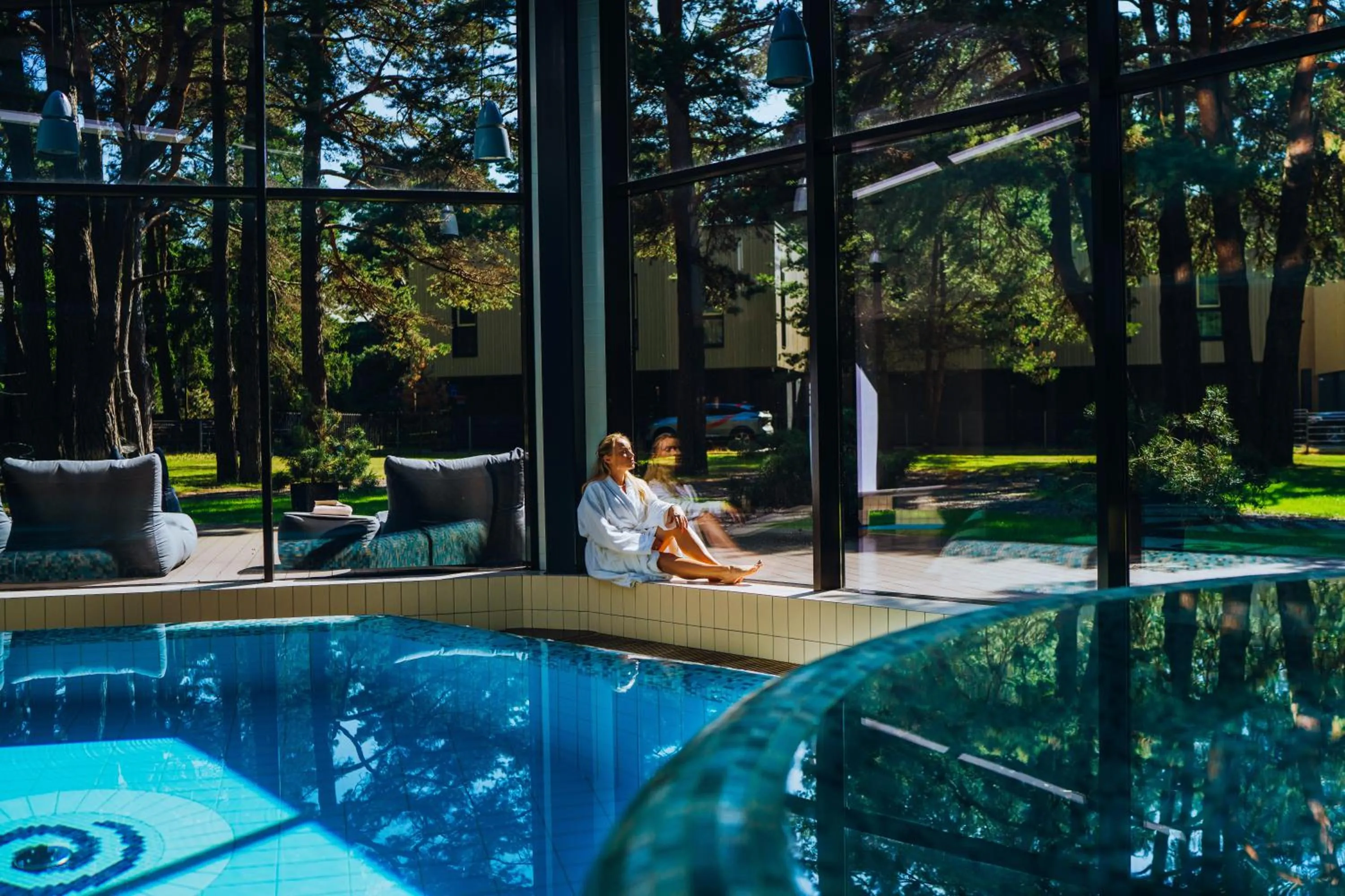 Swimming pool in Gabija Hotel SPA & Conferences