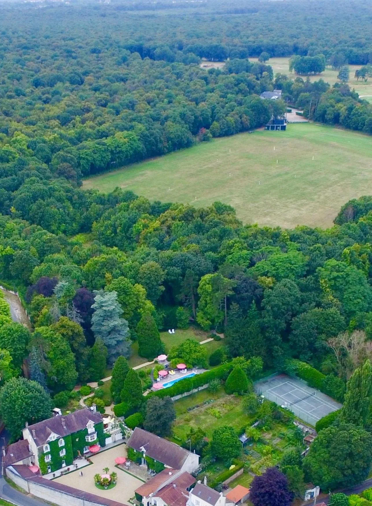 Bird's eye view in Manoir des Cavaliers - BnB