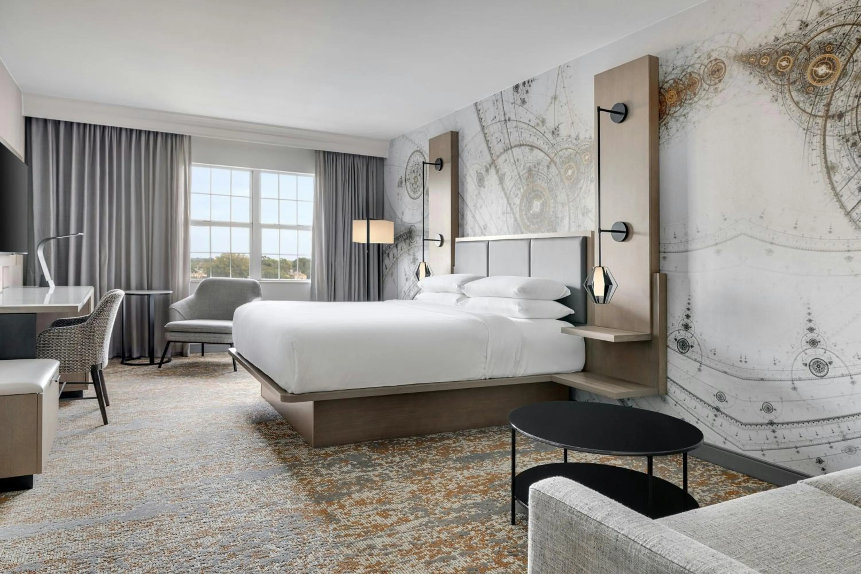 Photo of the whole room, Bed in Chicago Marriott Midway