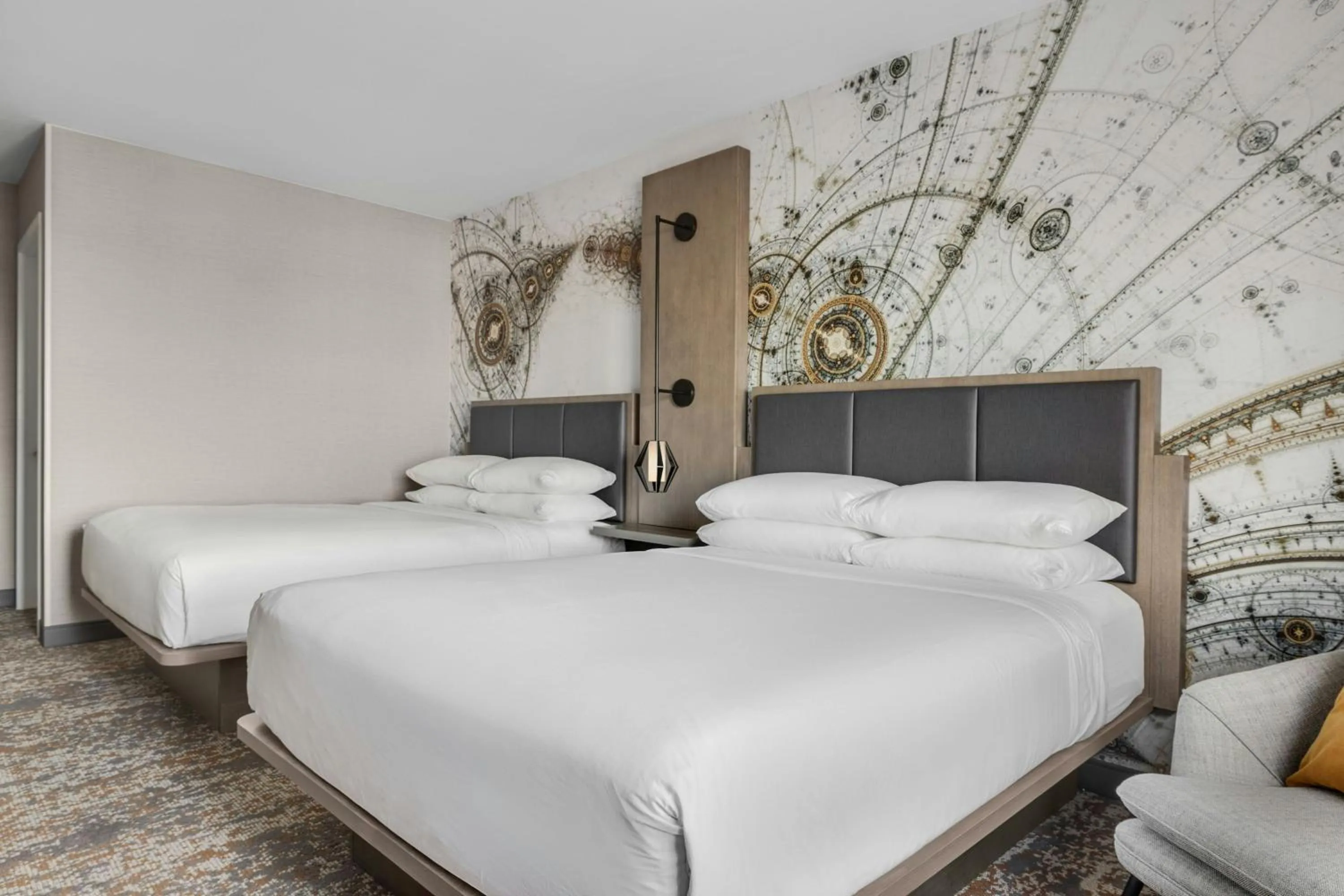 Photo of the whole room, Bed in Chicago Marriott Midway