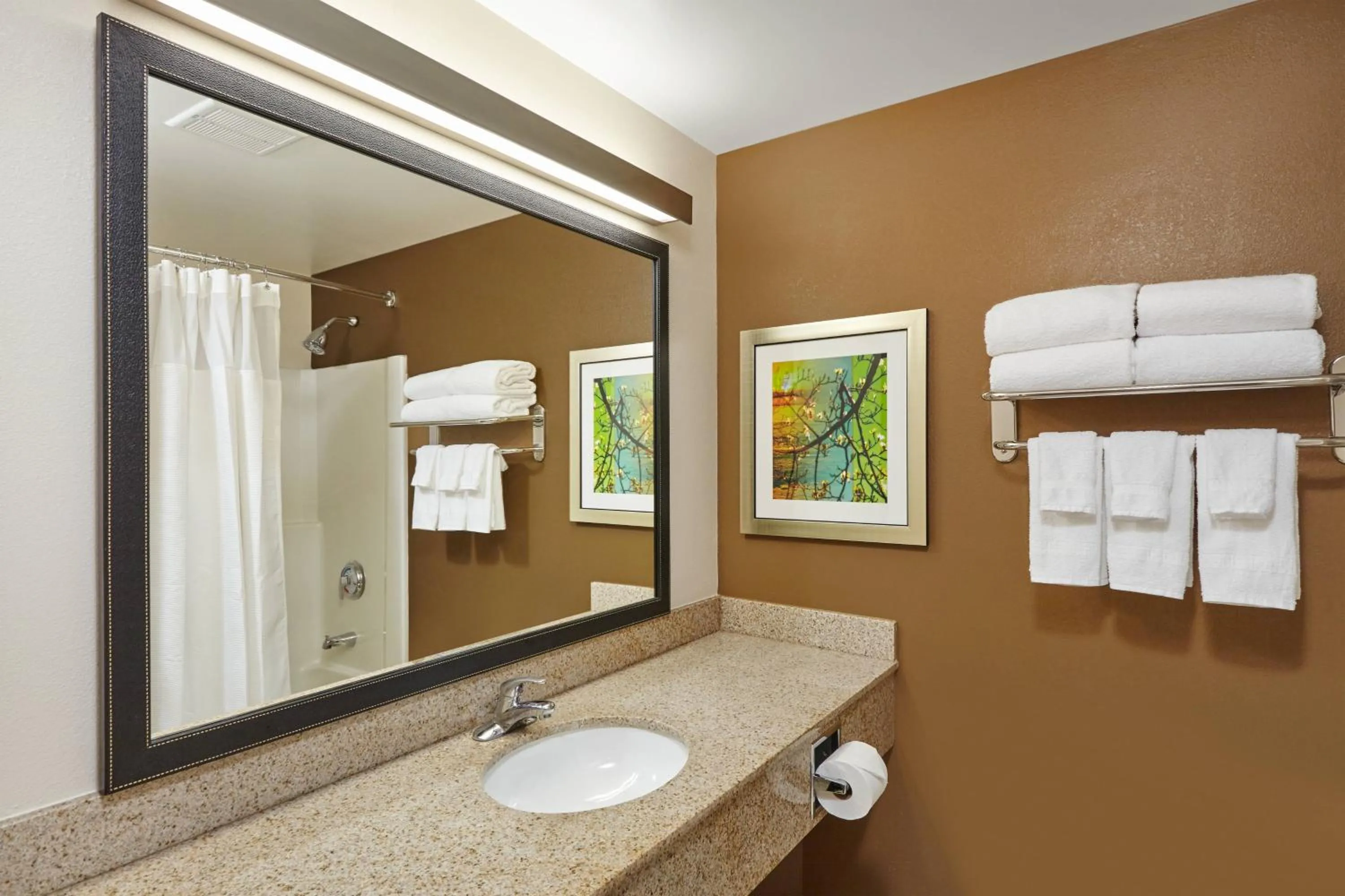 Bathroom in Fairfield Inn and Suites Chicago Lombard