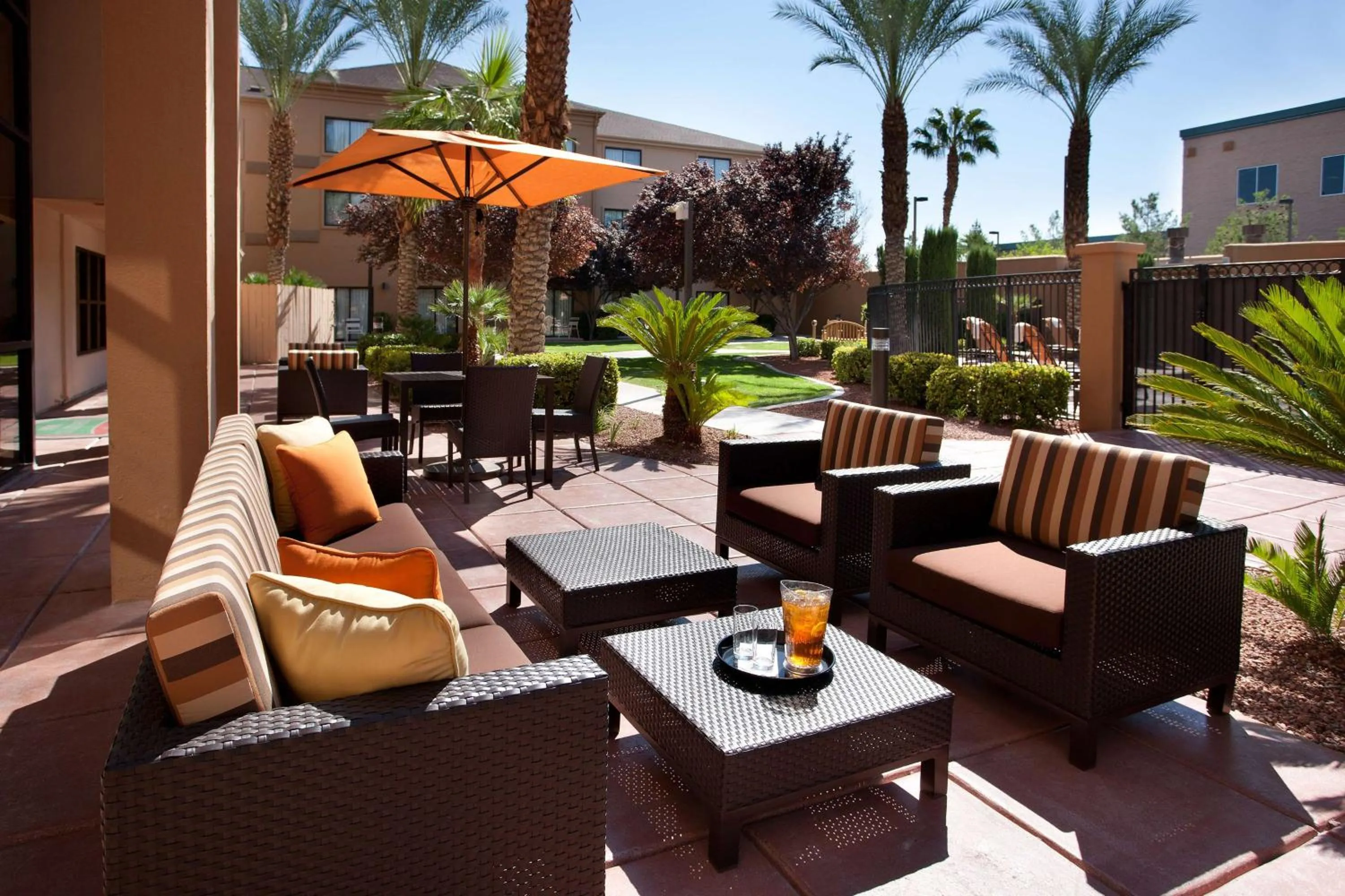 Patio in Sonesta Select Las Vegas Summerlin