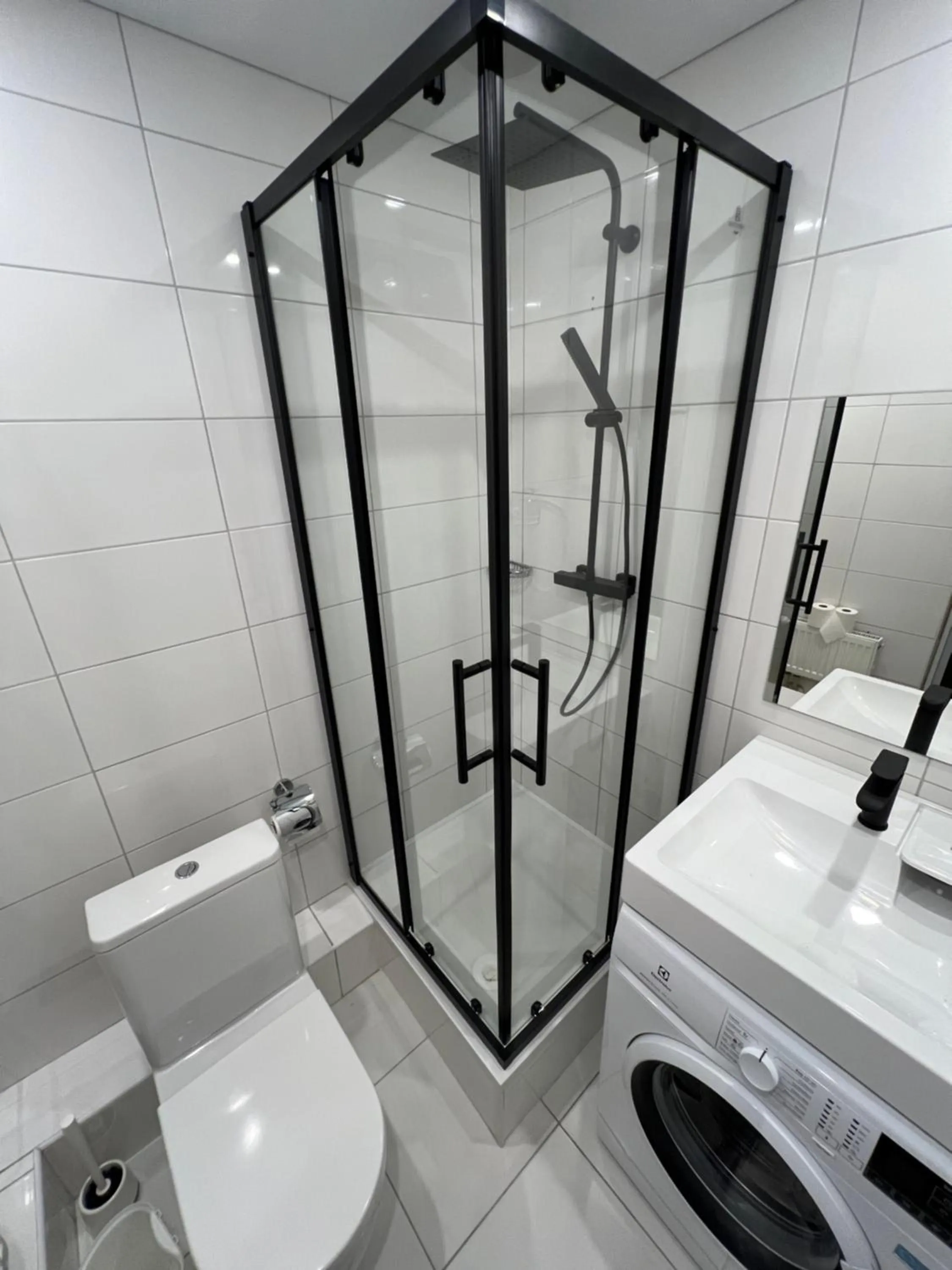 Shower in Vilnius City Hotel