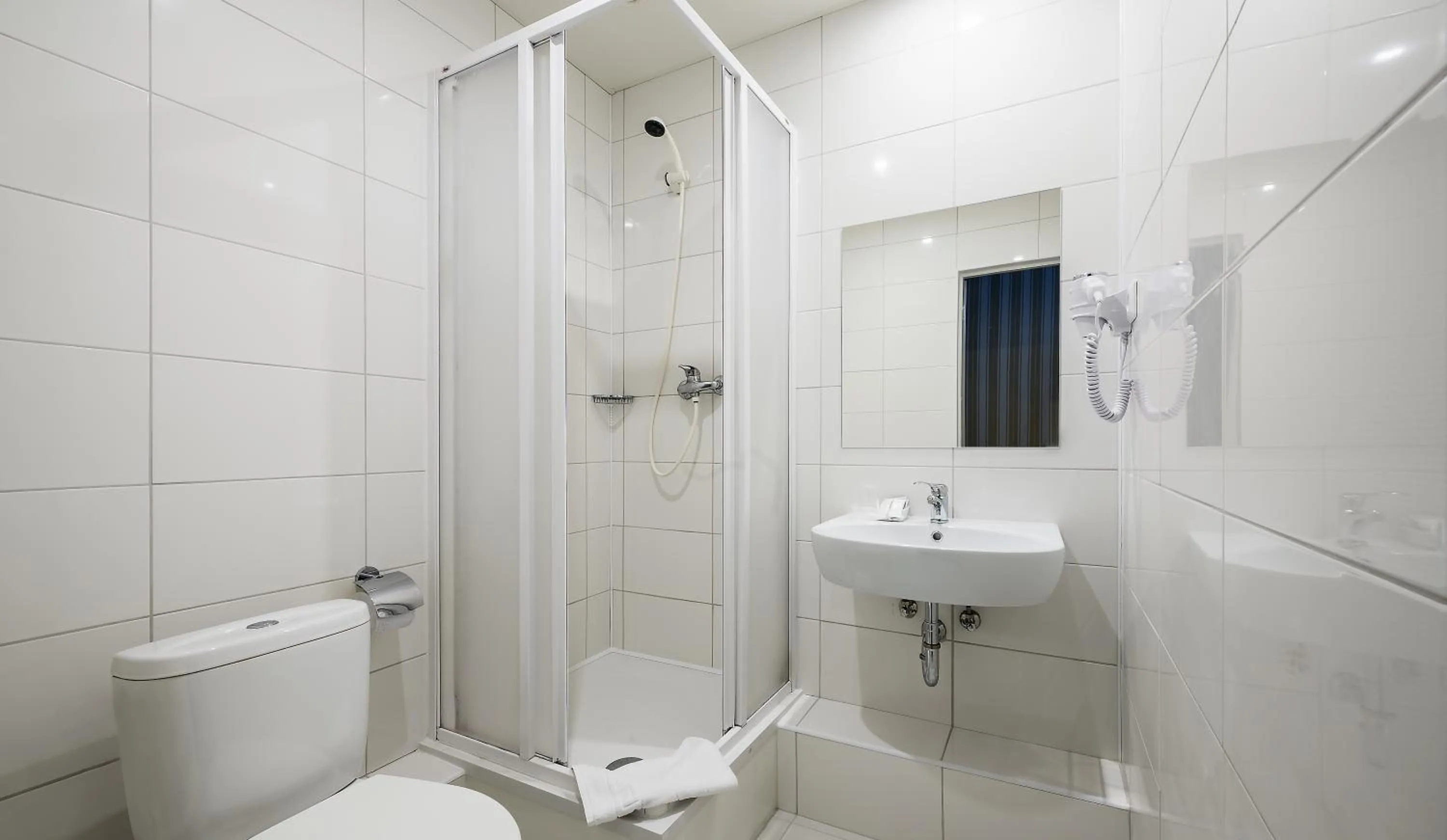 Shower in Vilnius City Hotel