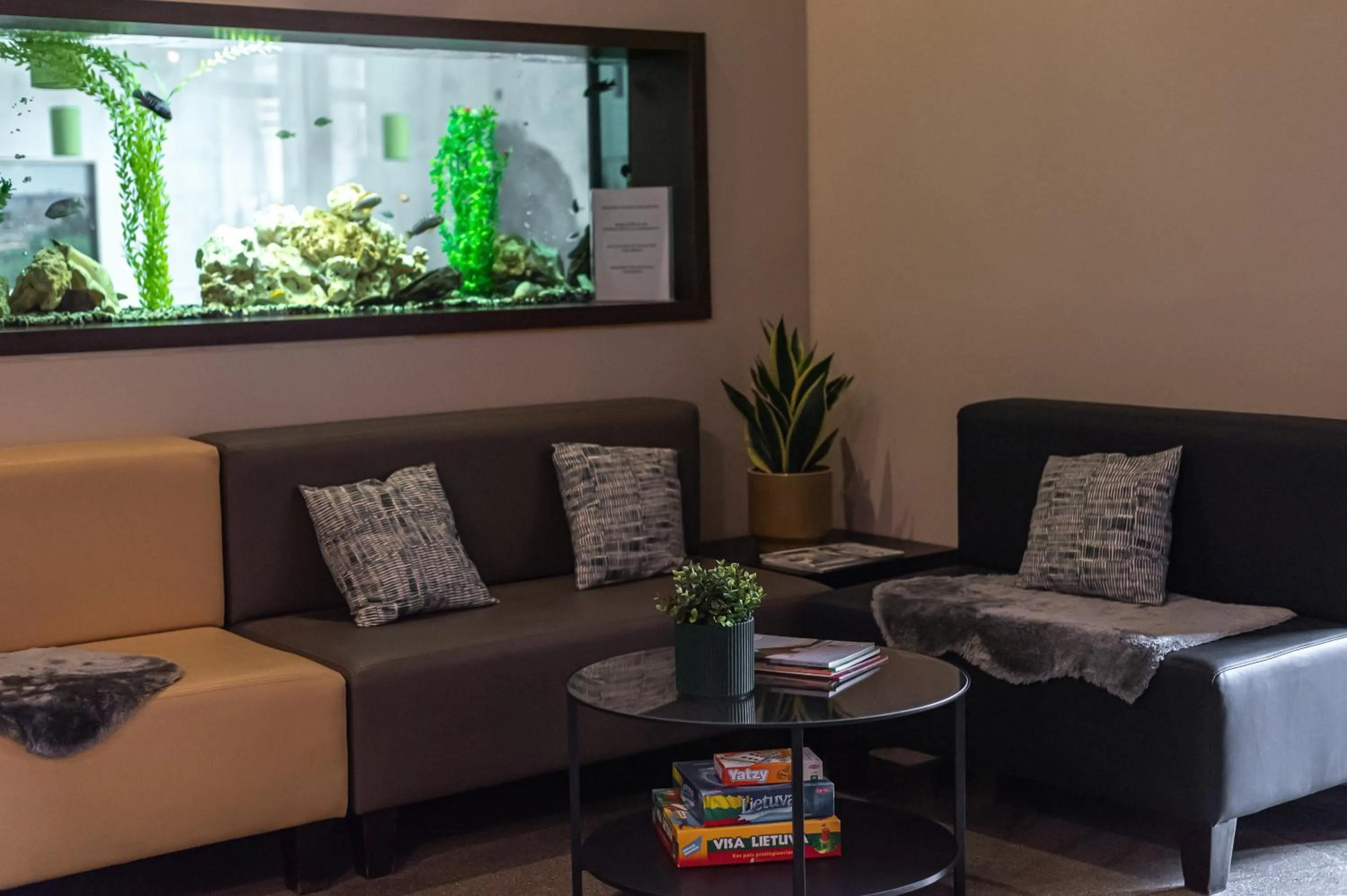 Lobby or reception in Vilnius City Hotel