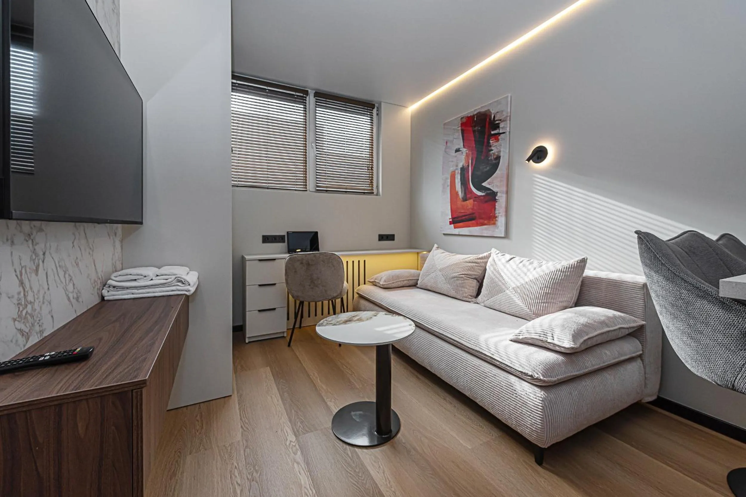 Bed in Vilnius City Hotel