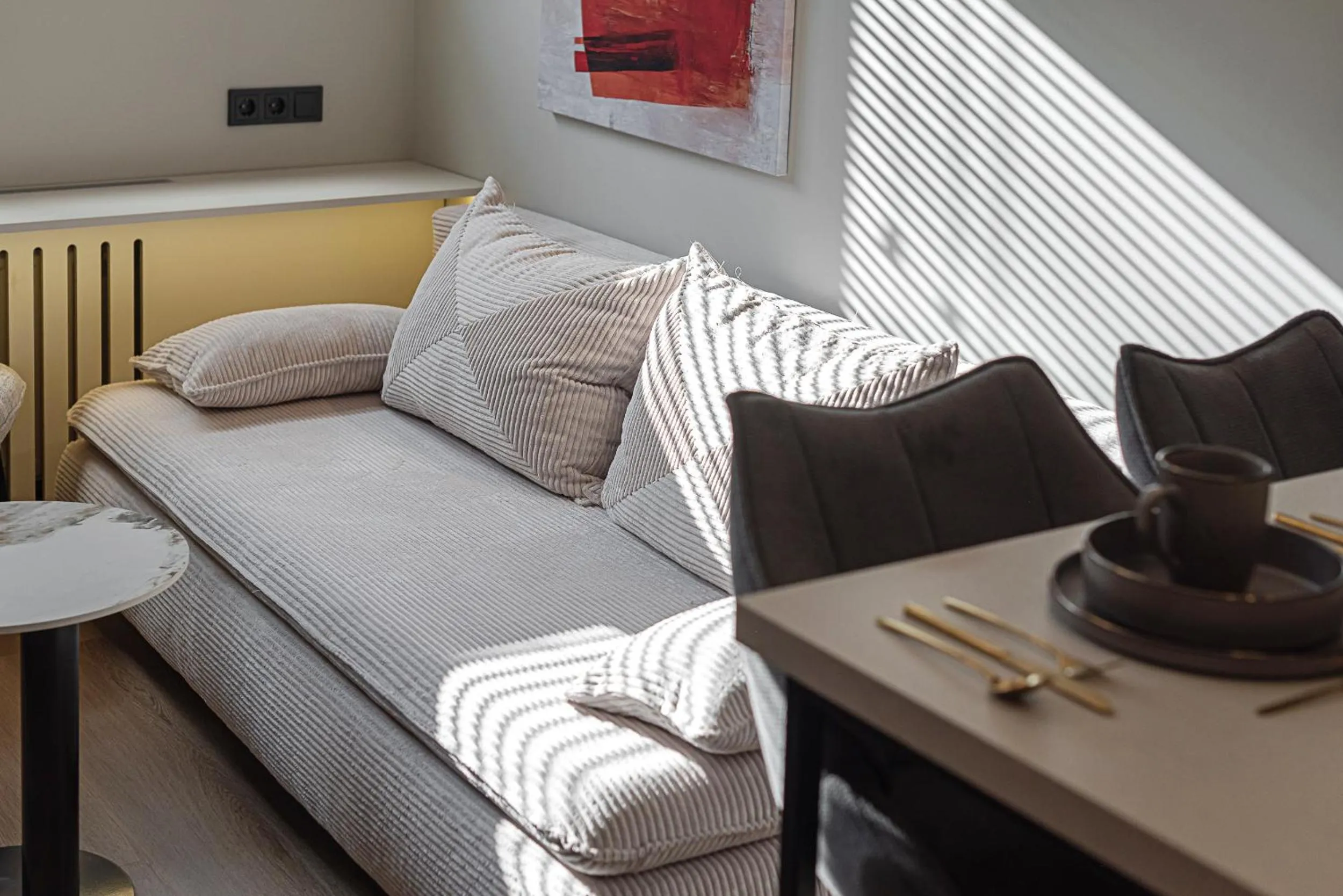 Bed in Vilnius City Hotel