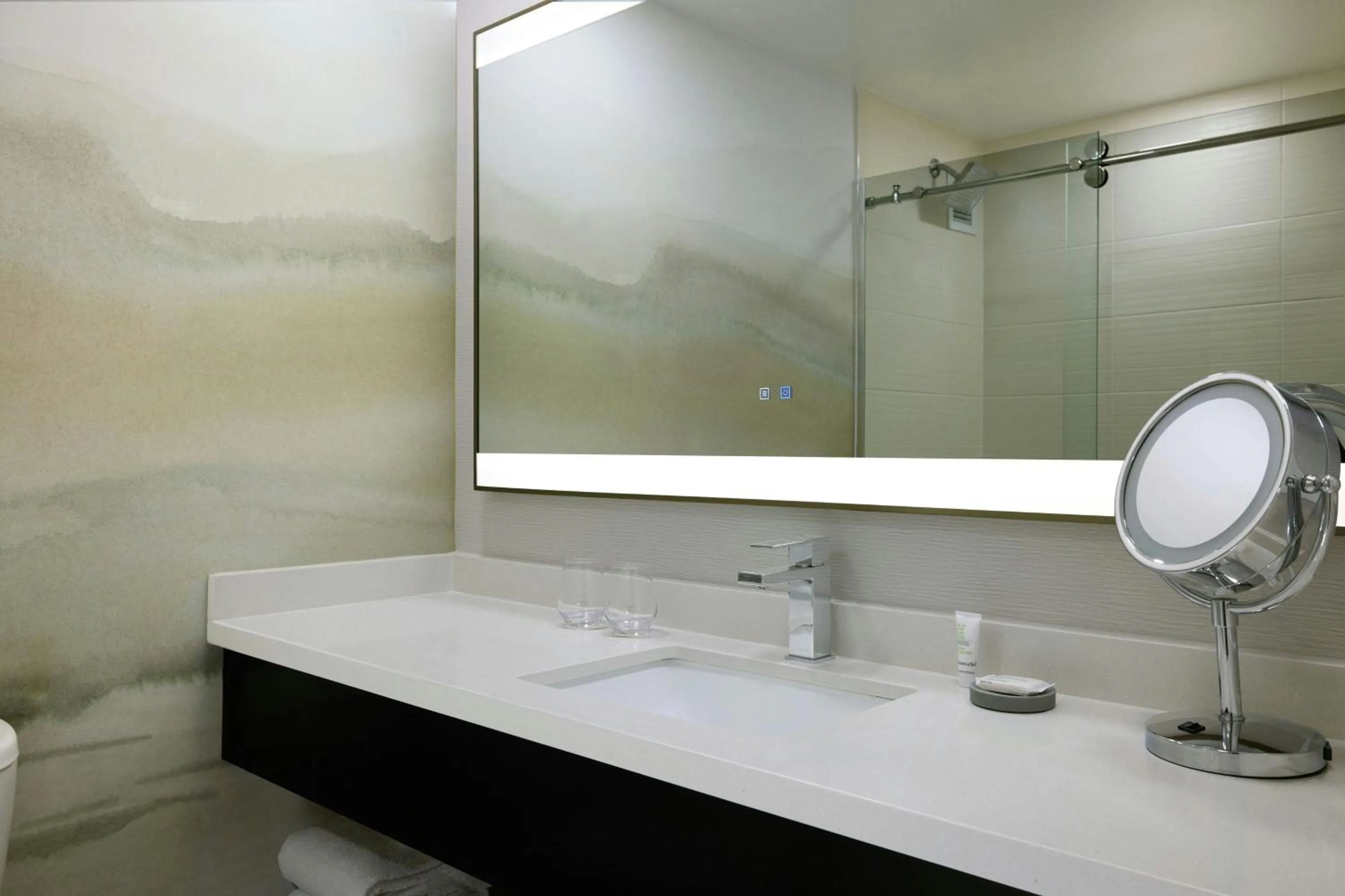 Bathroom in Chicago Marriott Northwest