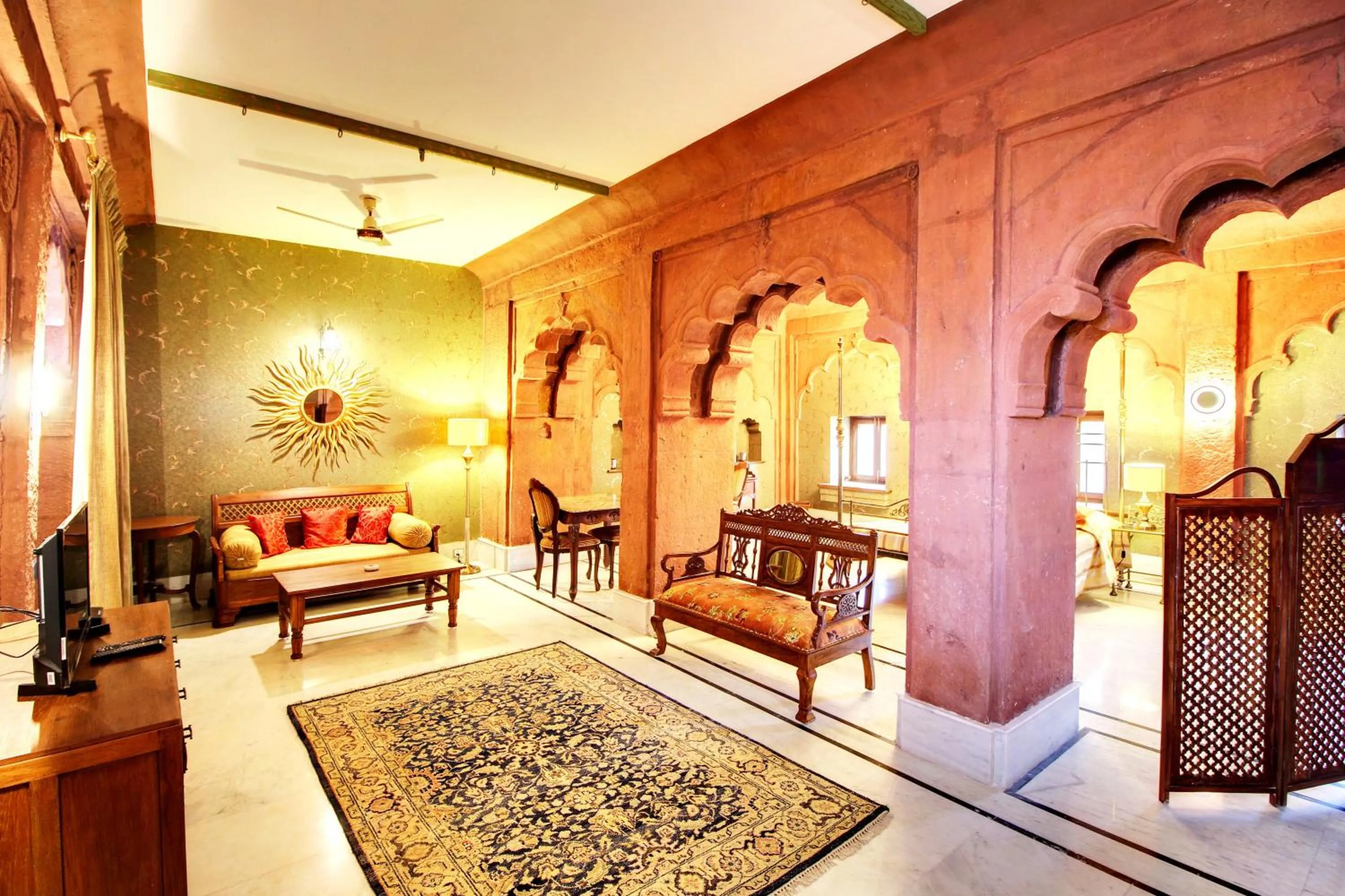 Living room in The Fort Pokaran