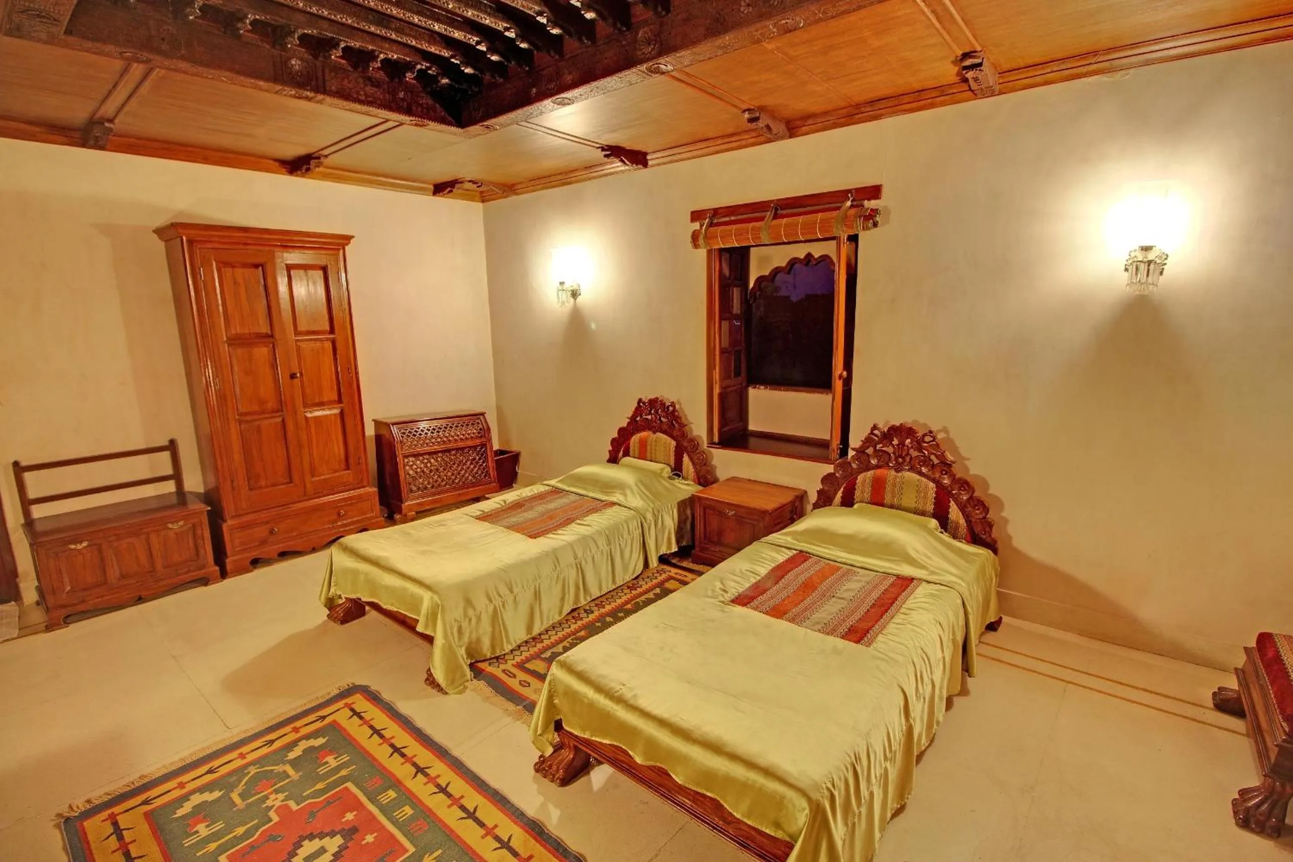 Photo of the whole room, Bed in The Fort Pokaran