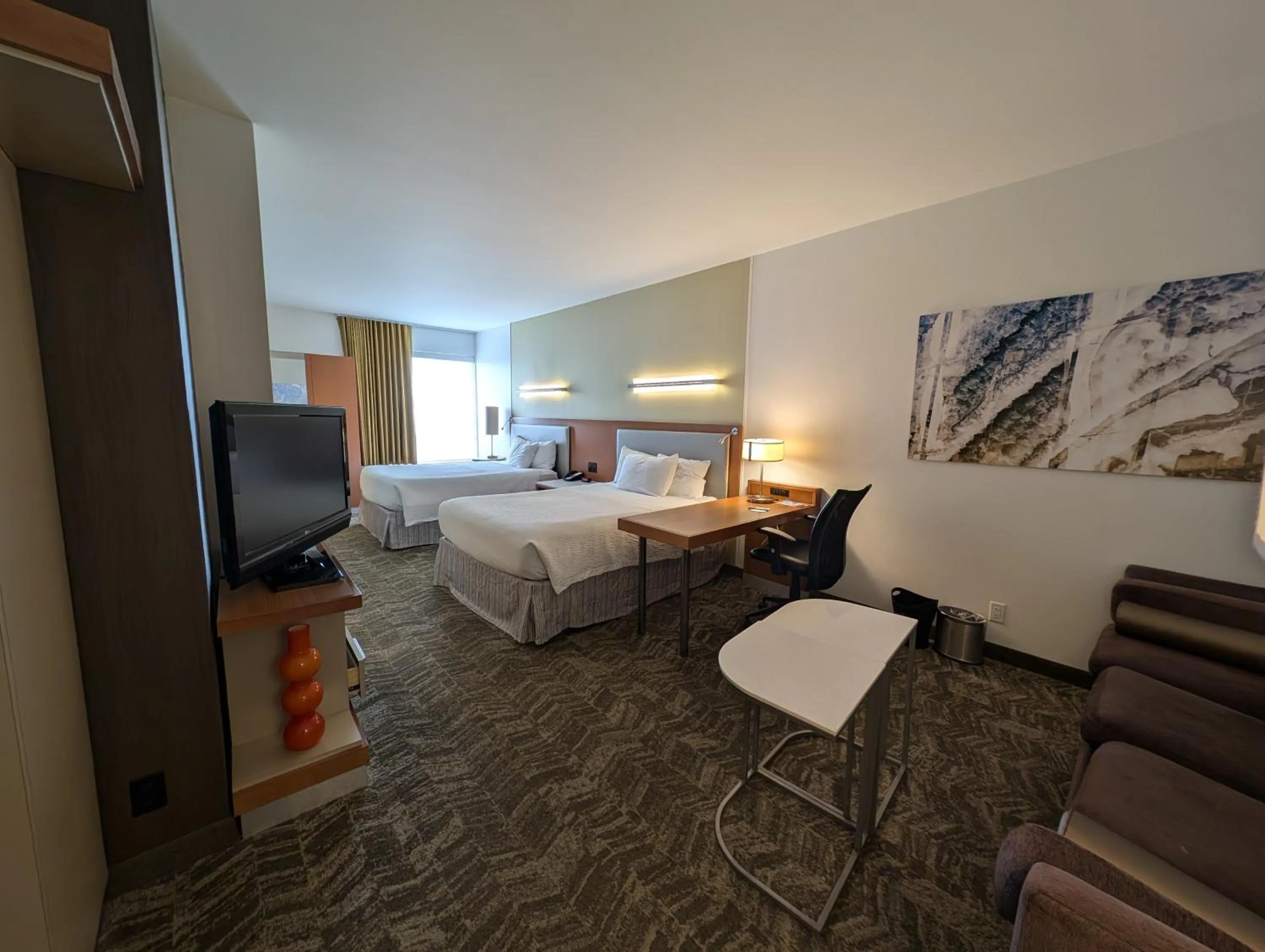 Bedroom, Bed in SpringHill Suites by Marriott Chicago Waukegan/Gurnee