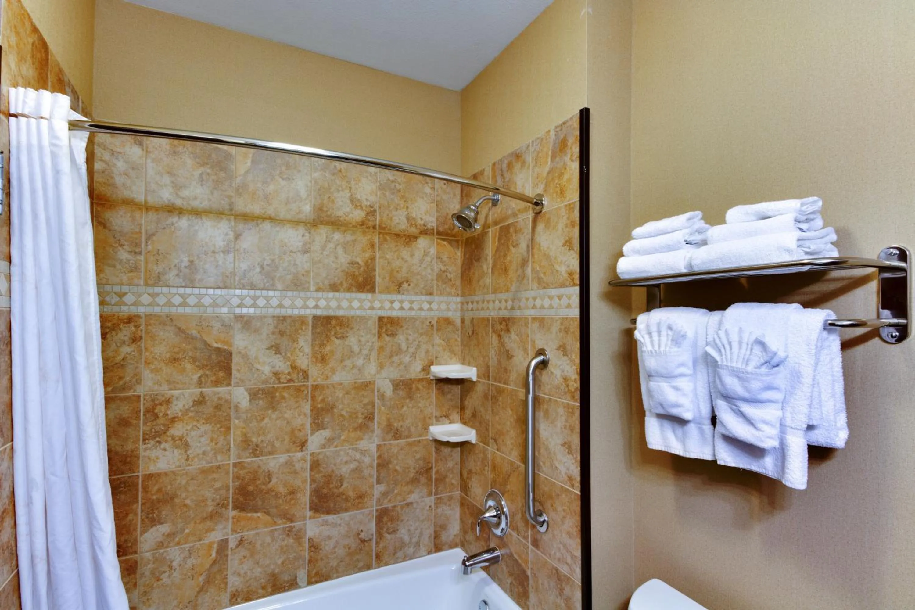 Bathroom in Comfort Inn & Suites Fort Worth - Fossil Creek