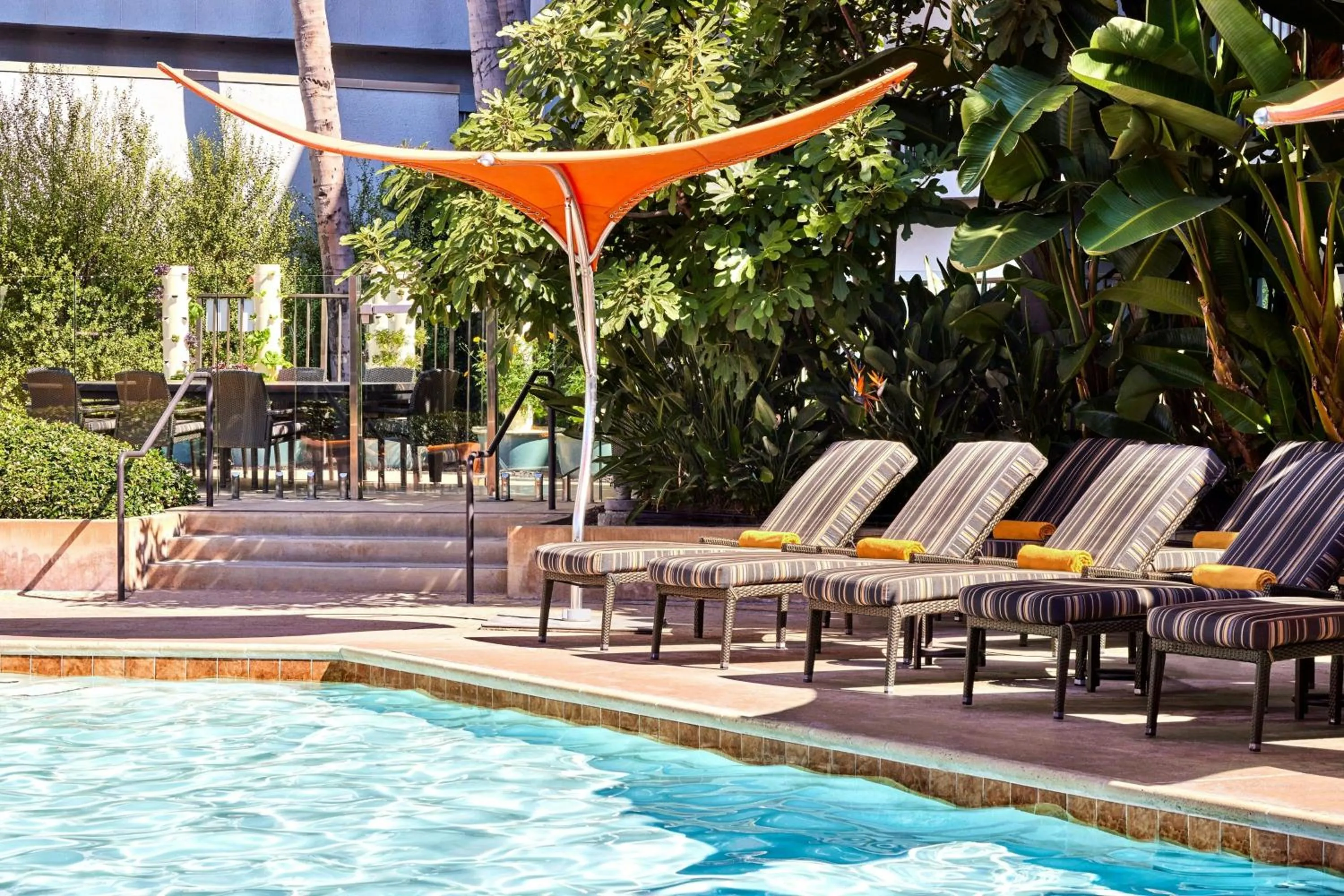Swimming pool in Anaheim Marriott