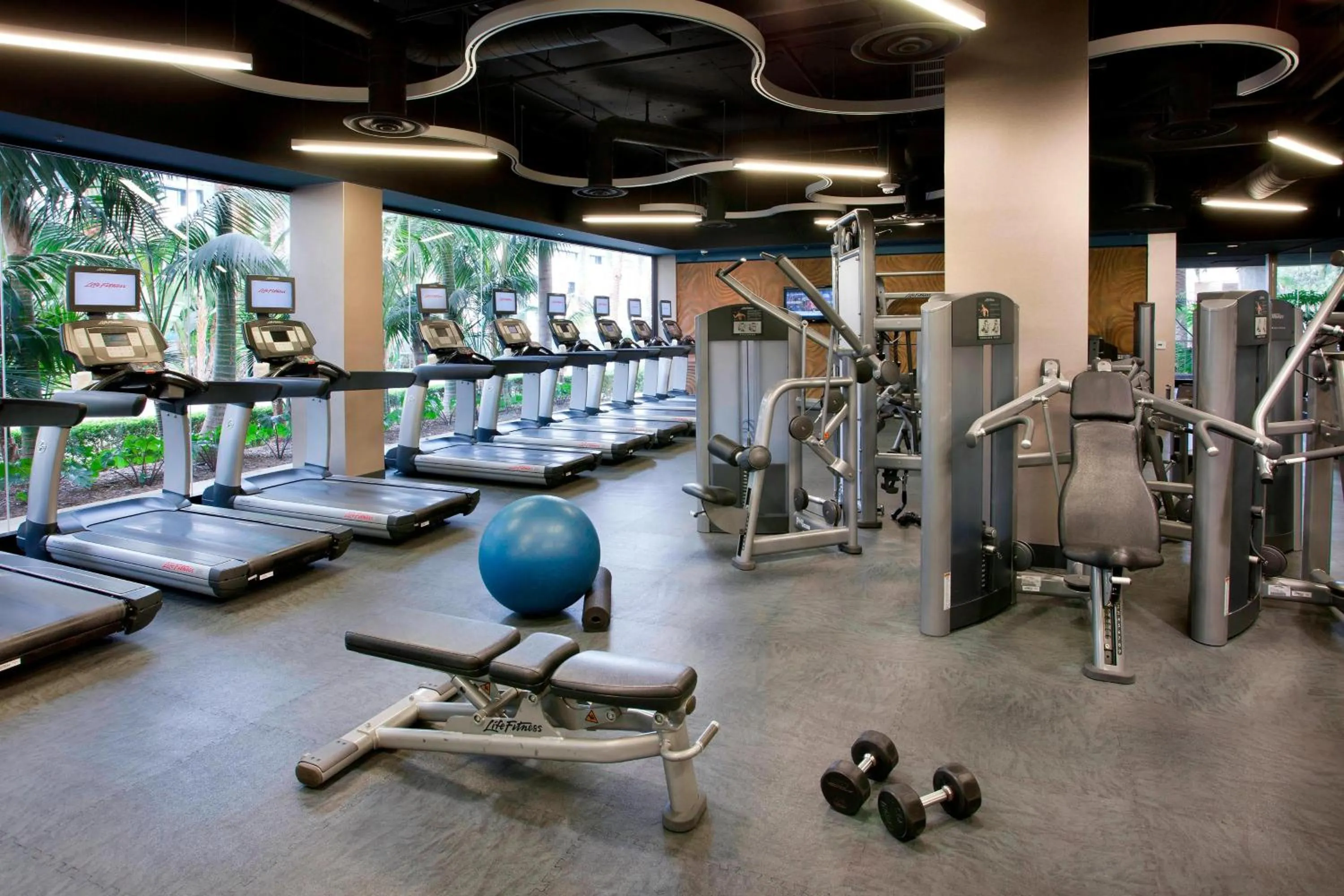 Fitness centre/facilities in Anaheim Marriott