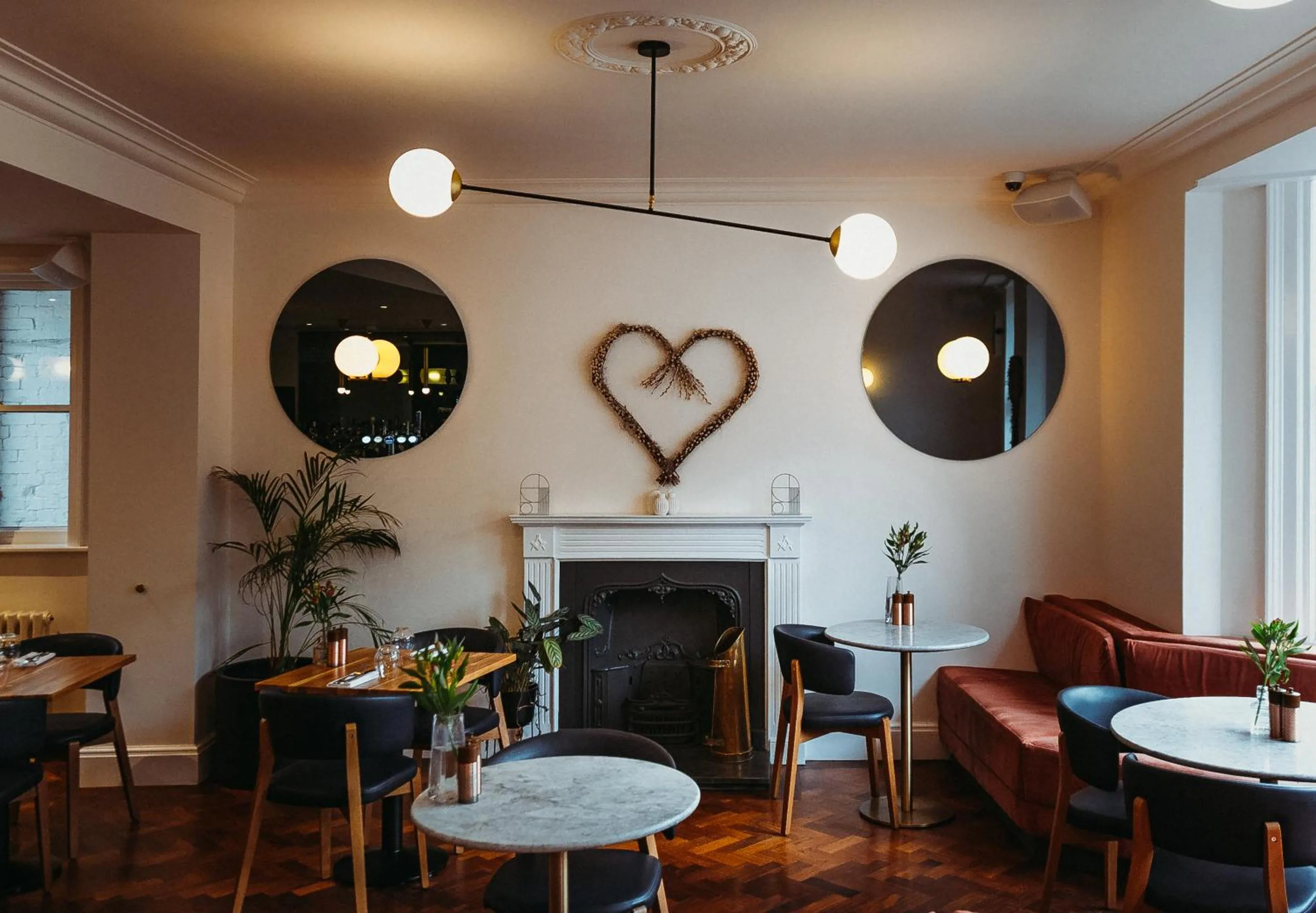 Dining area in The Masons Arms Hotel