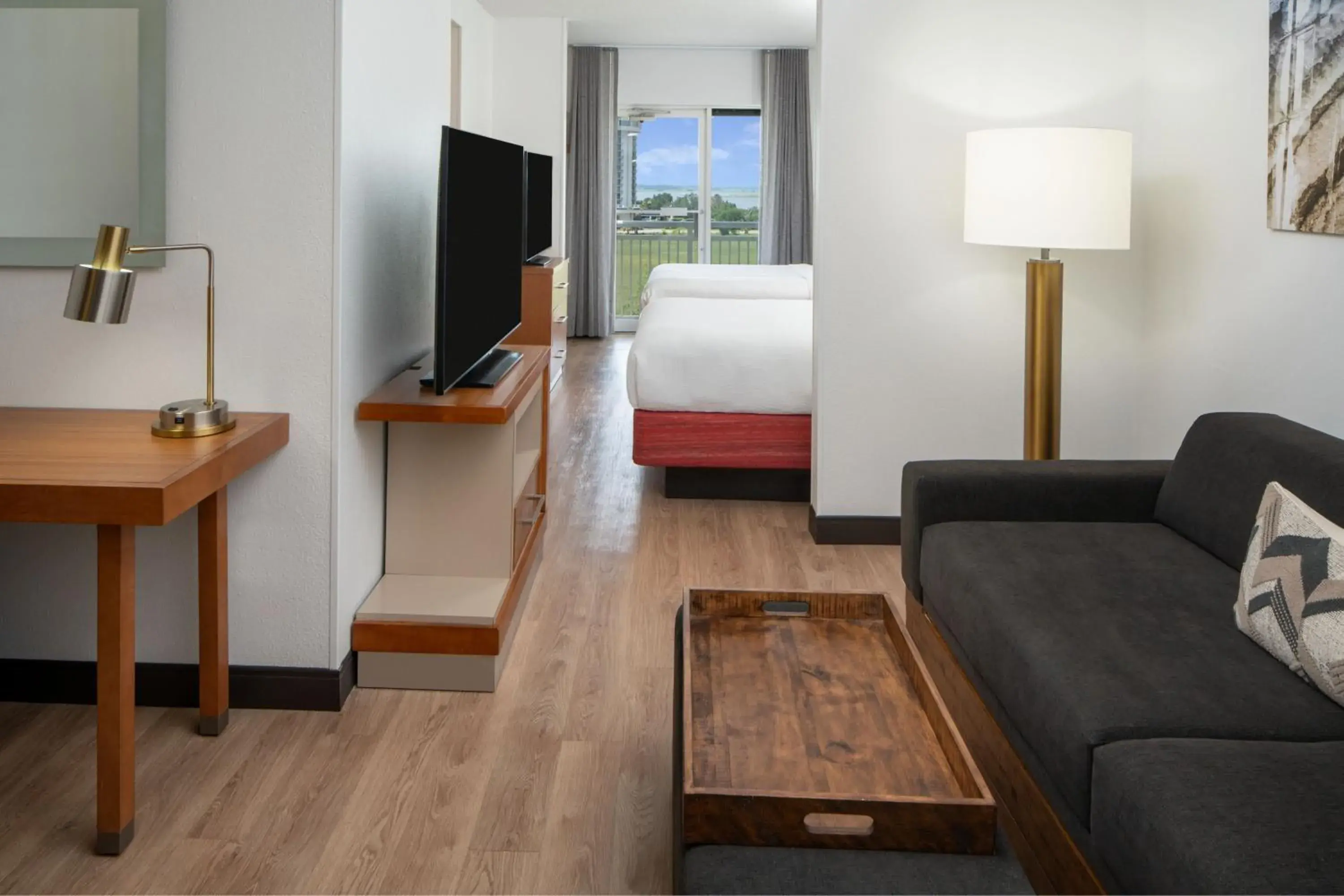 Studio, 2 Queen(s), Sofa bed, Water view, Balcony in SpringHill Suites by Marriott Charleston Riverview Studio, 2 Queen(s), Sofa bed, Water view, Balcony in SpringHill Suites by Marriott Charleston Riverview