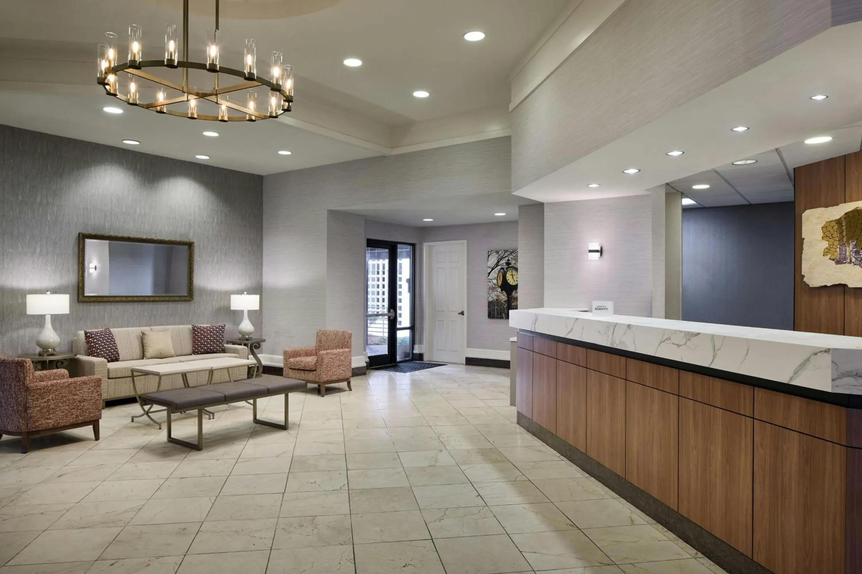 Lobby or reception in Residence Inn Charlotte Uptown