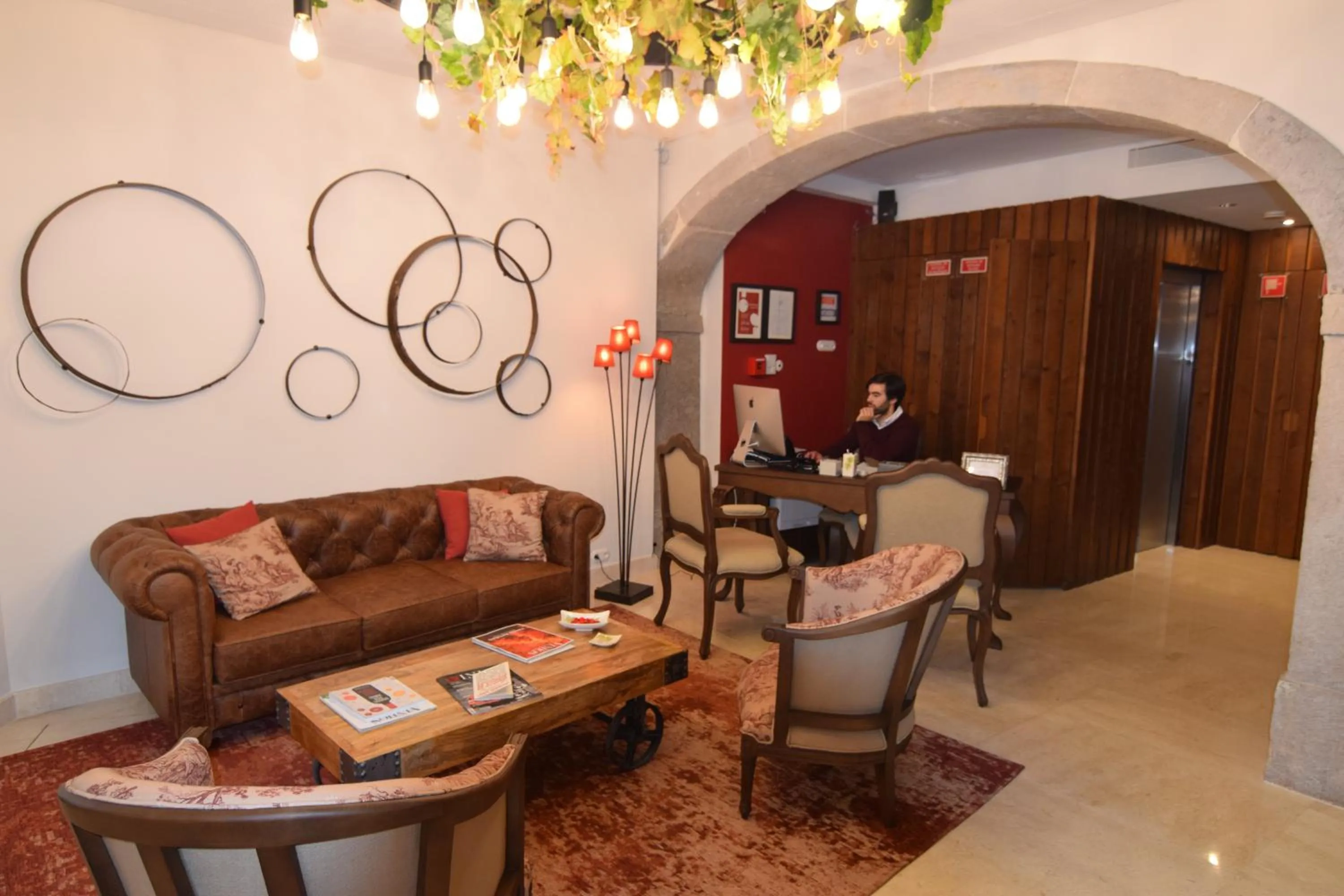 Living room in Lisbon Wine Hotel