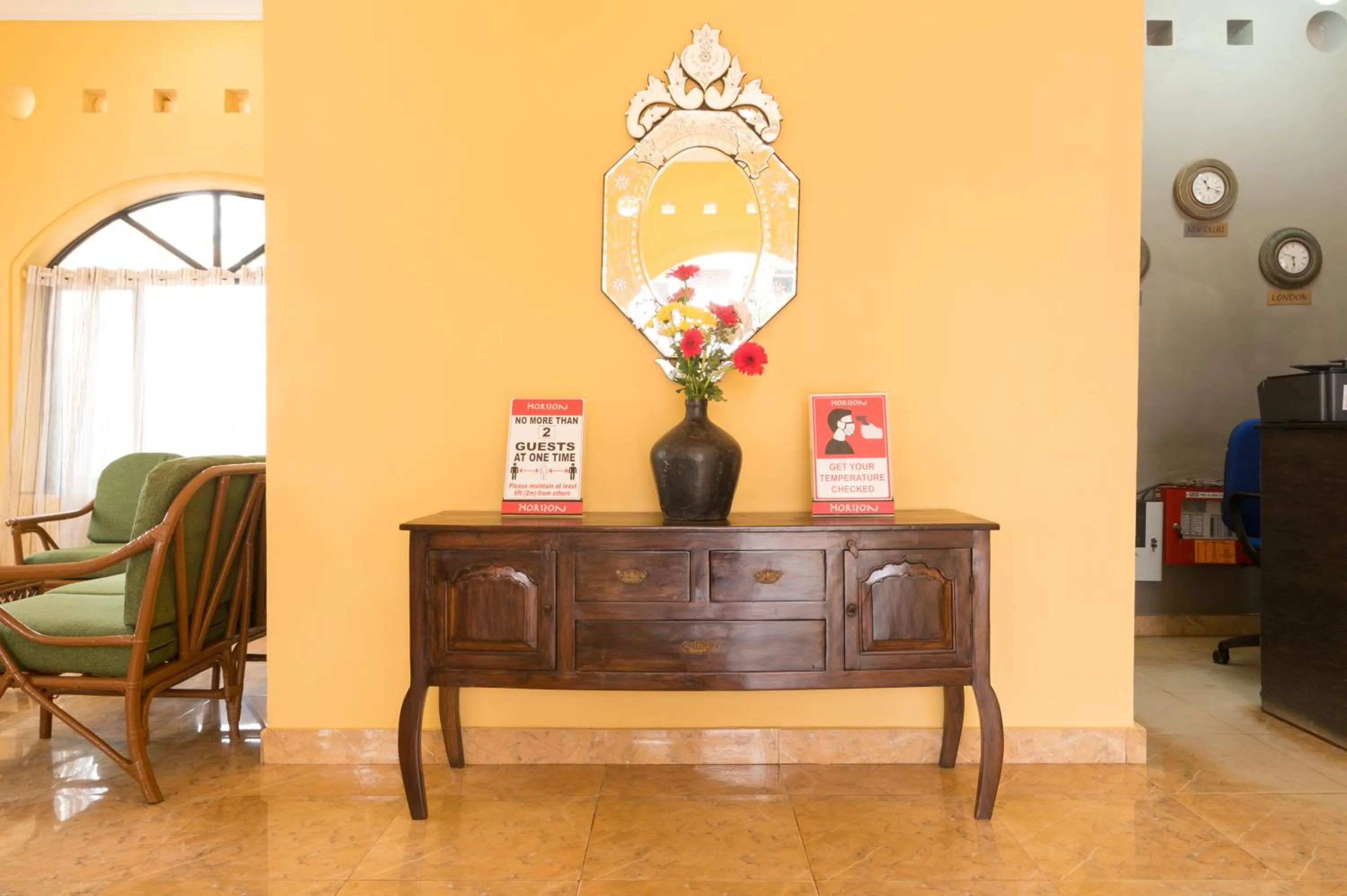 Lobby or reception in The Horizon