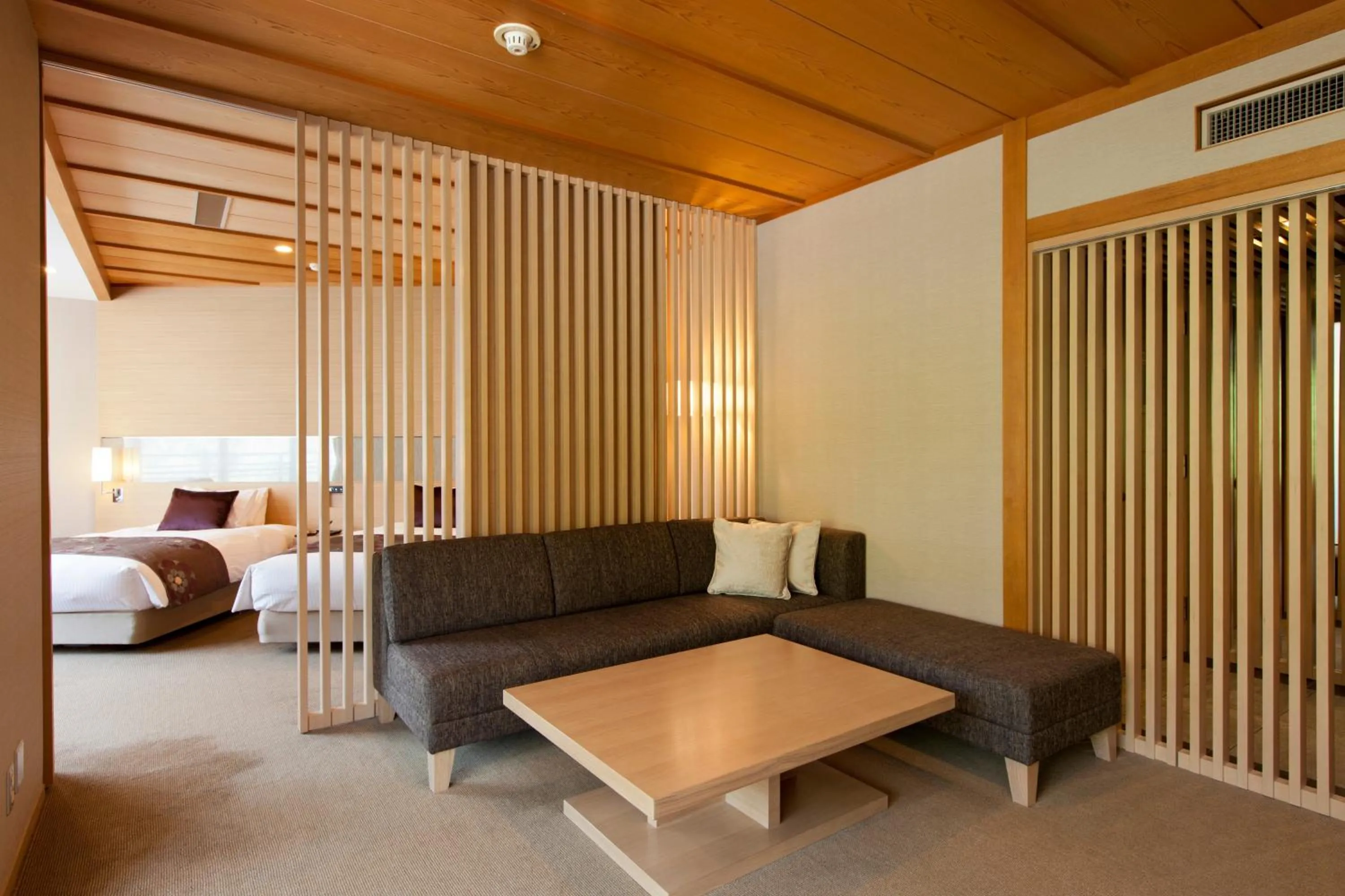 Bedroom, Bed in Miyajima Grand Hotel Arimoto