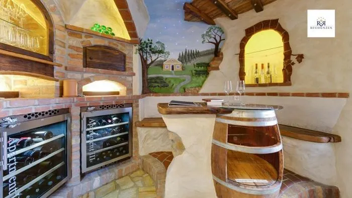 Seating area in R&R Residenzen Aparthotel