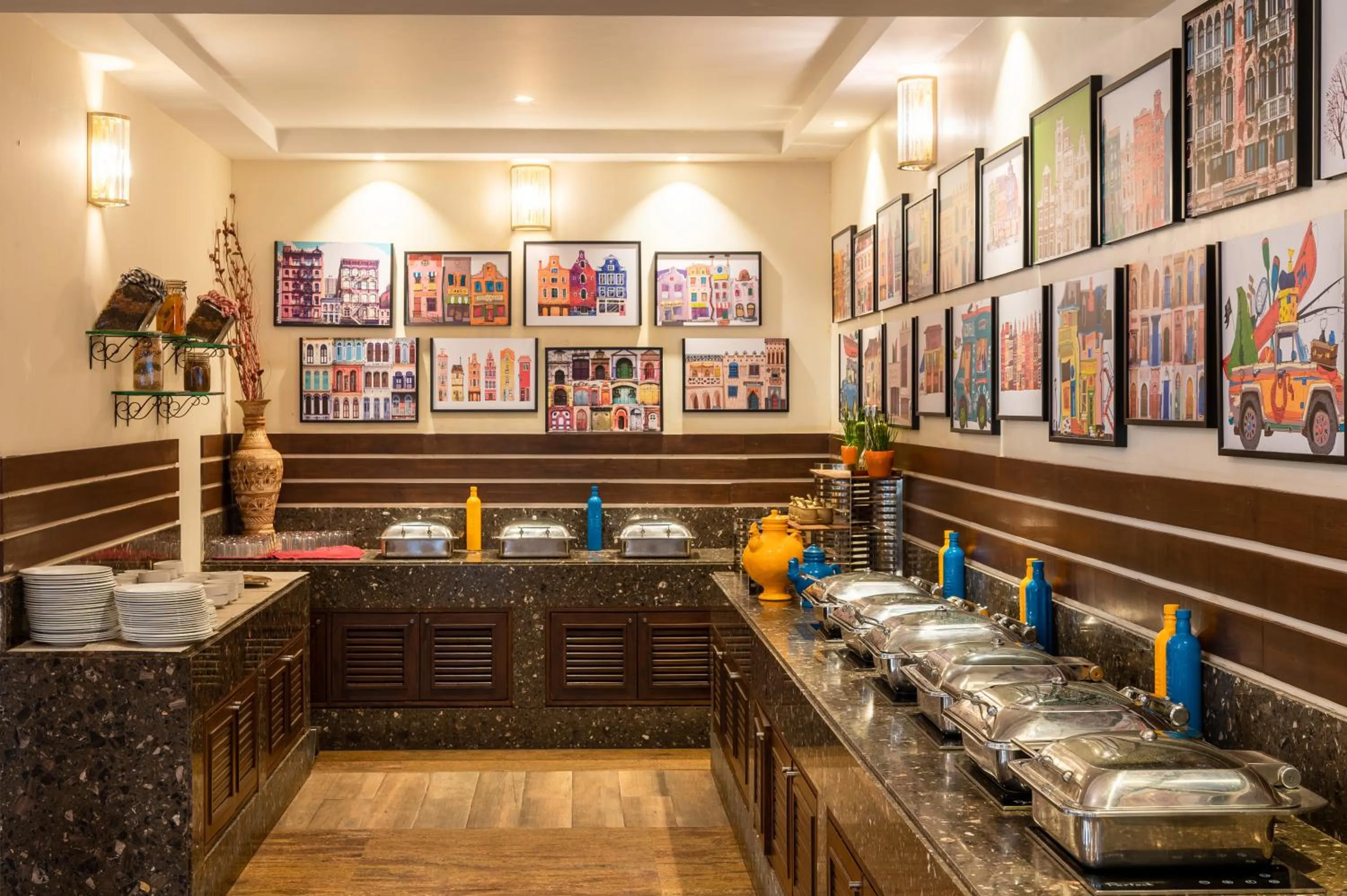 Restaurant/places to eat in Lazy Lagoon, Baga A Lemon Tree Resort, Goa