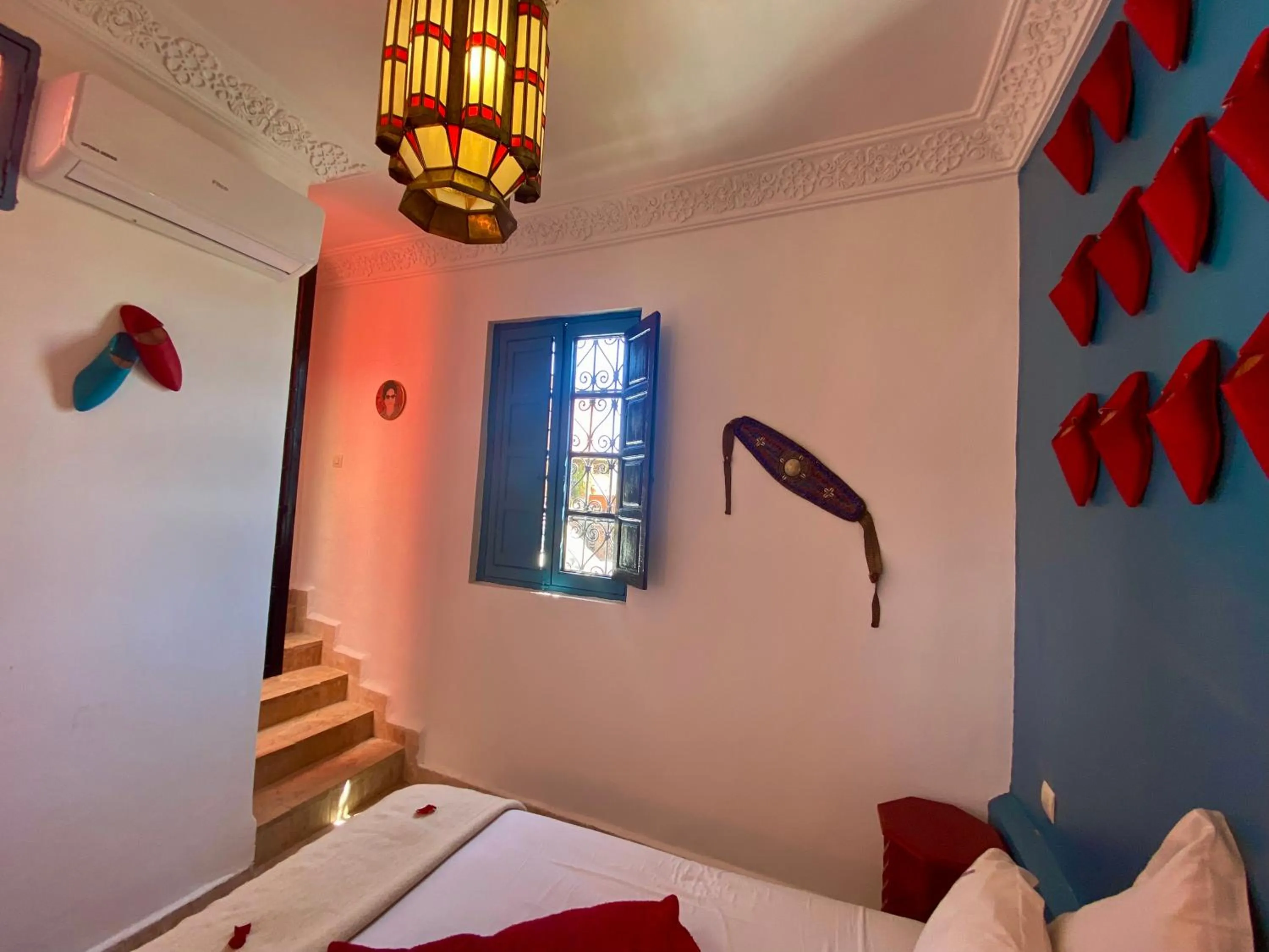 Bed in Riad Houdou