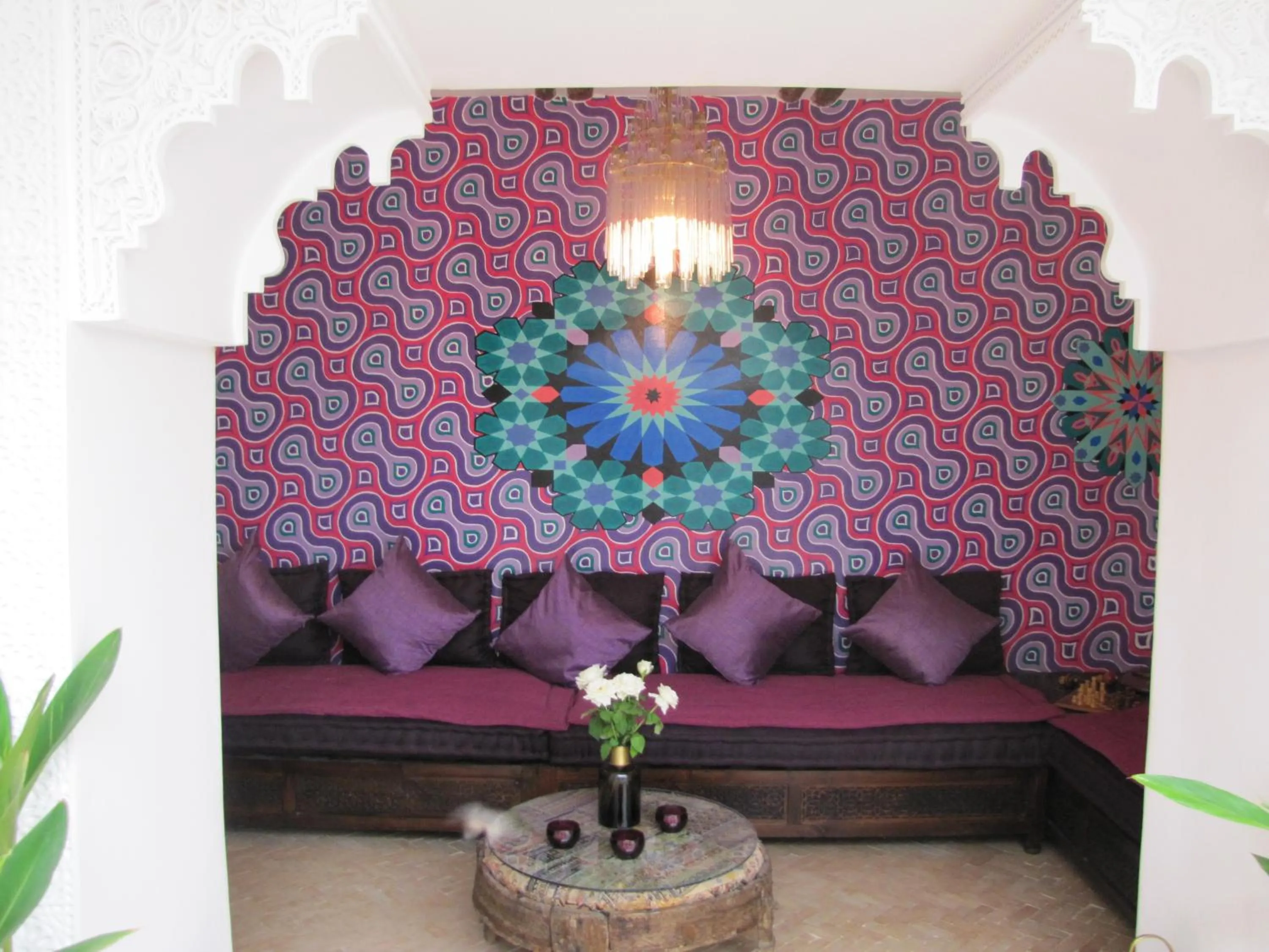 Living room in Riad Houdou