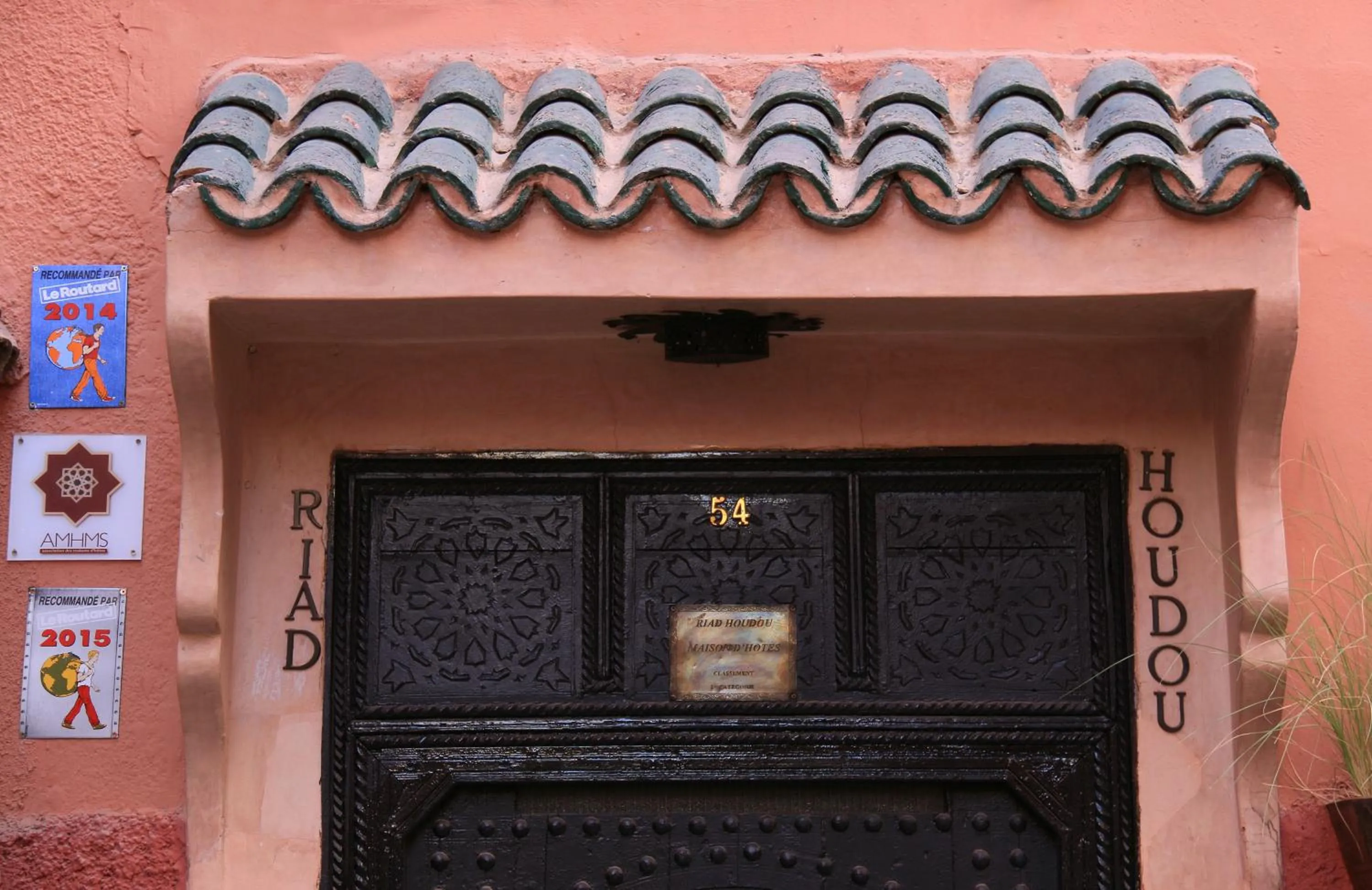 Facade/entrance in Riad Houdou