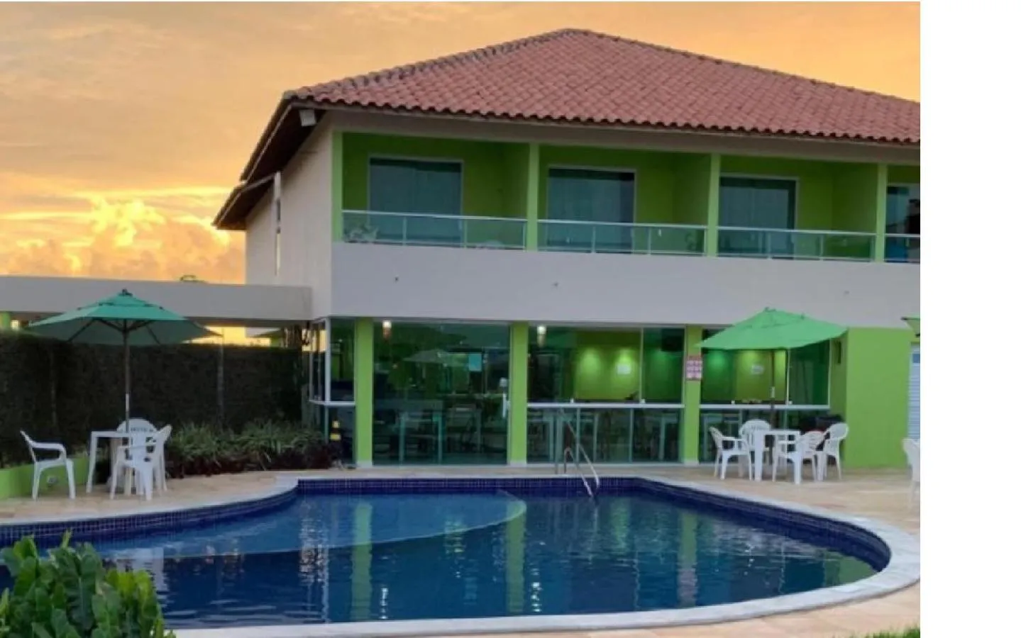 Pool view in Pousada Solar Dos Carneiros
