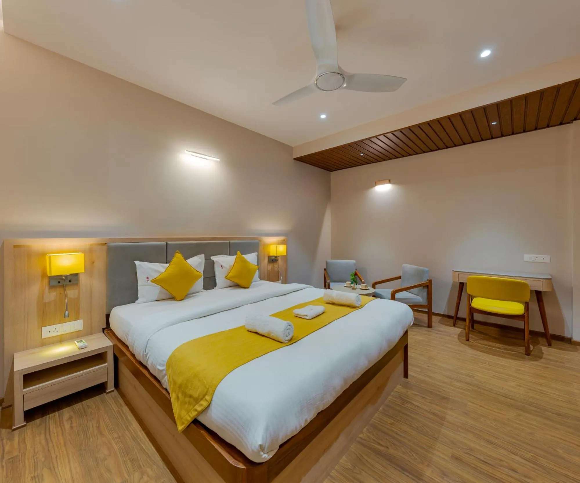 Bed in Hotel Woodland