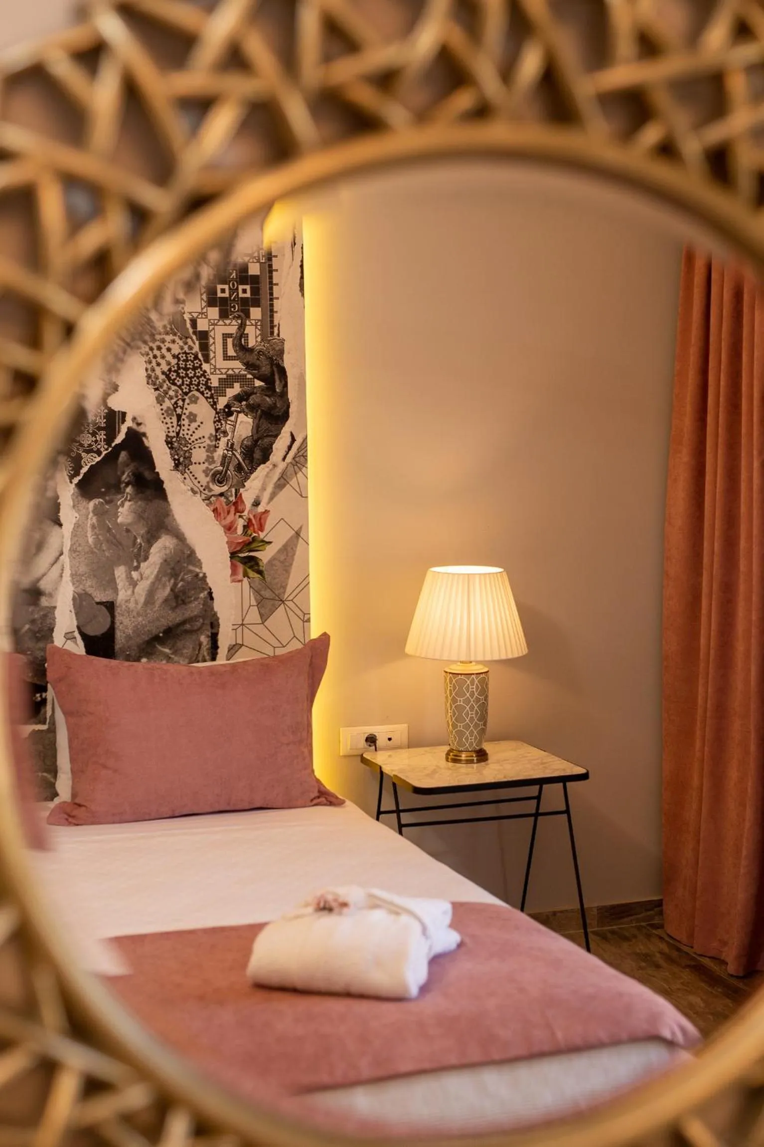 Decorative detail, Bed in Sunrise Resort Hotel