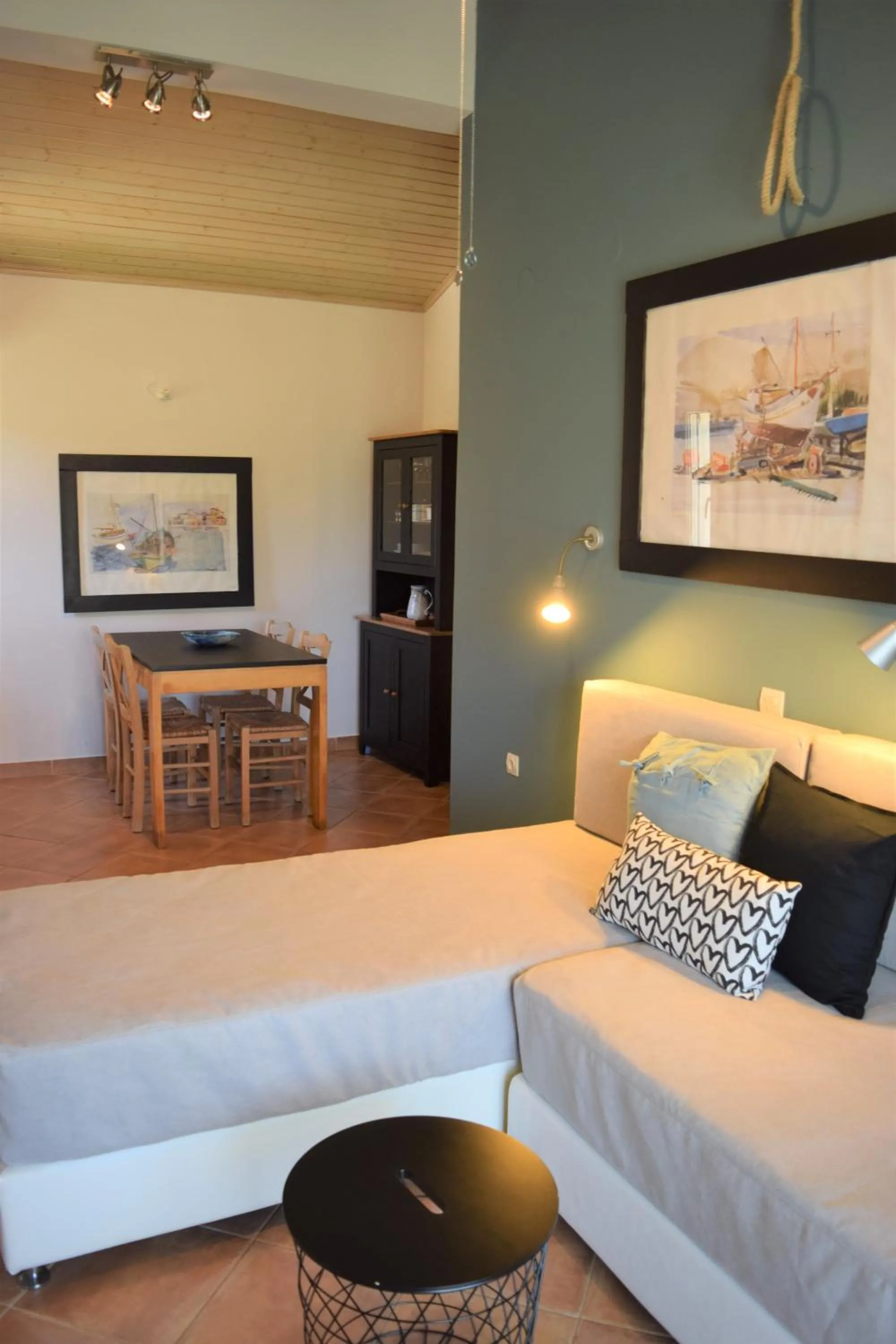 Living room in Simatos αpARTments & Studios