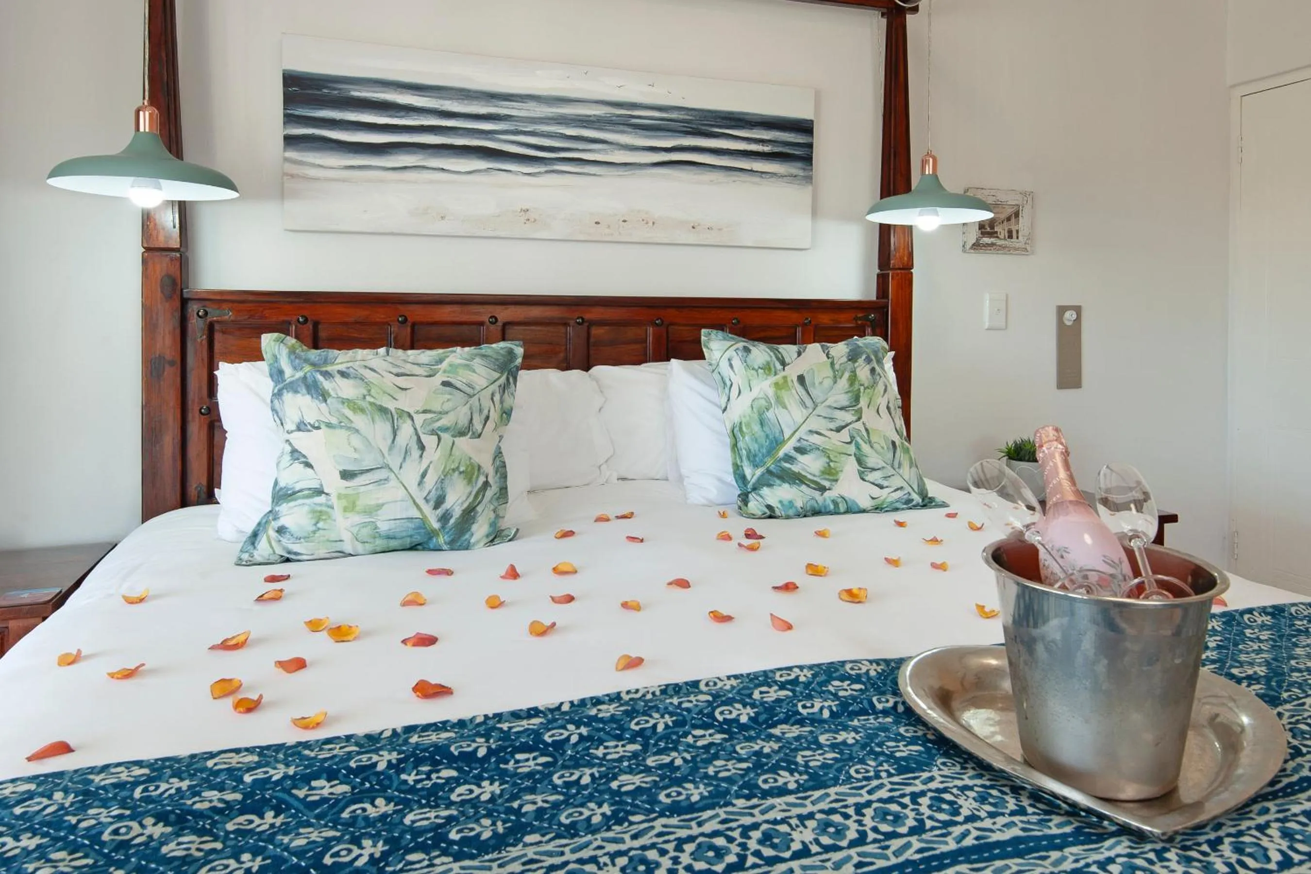 Bed in Oude Schuur Boutique Guesthouse